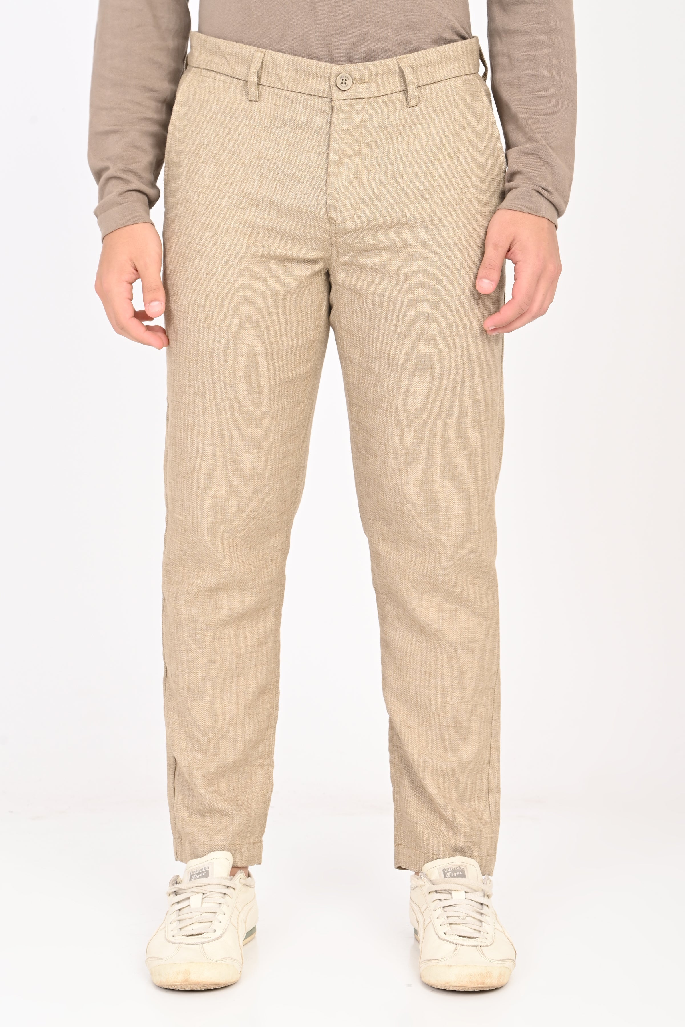 Men Cotton Linen Trouser