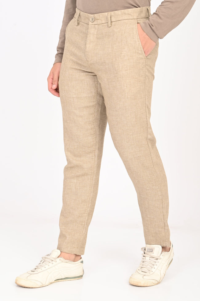 Men Cotton Linen Trouser