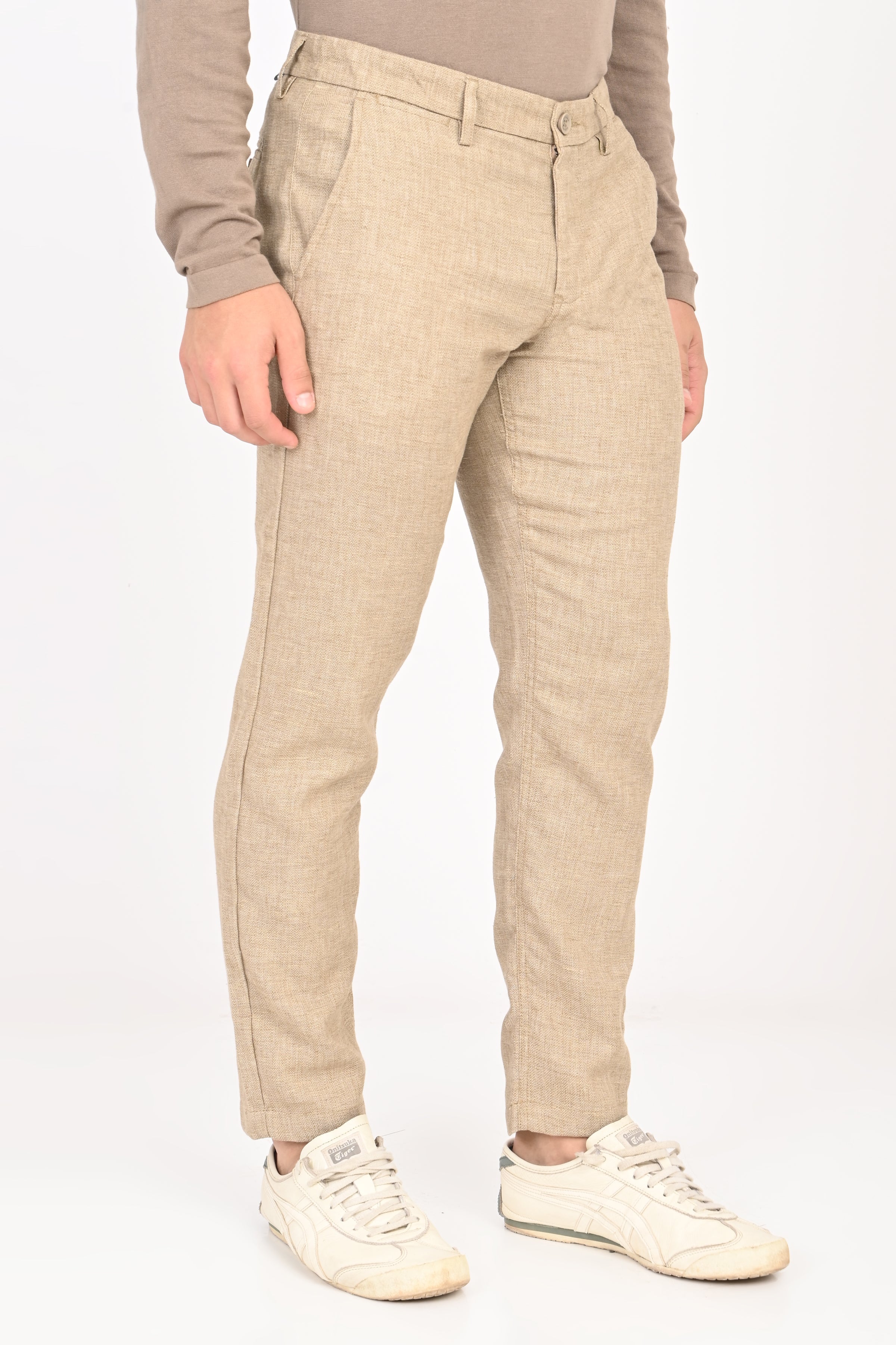 Men Cotton Linen Trouser