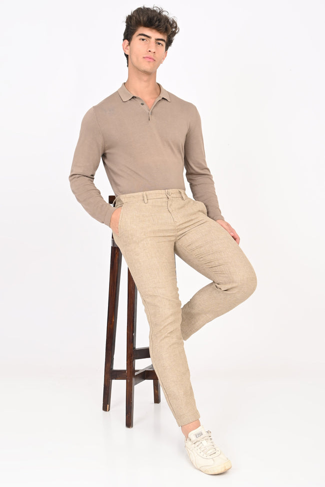Men Cotton Linen Trouser