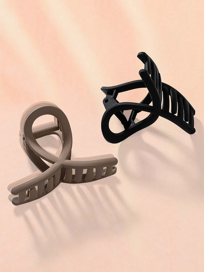 Multi Hair Claw Clips Set of 2