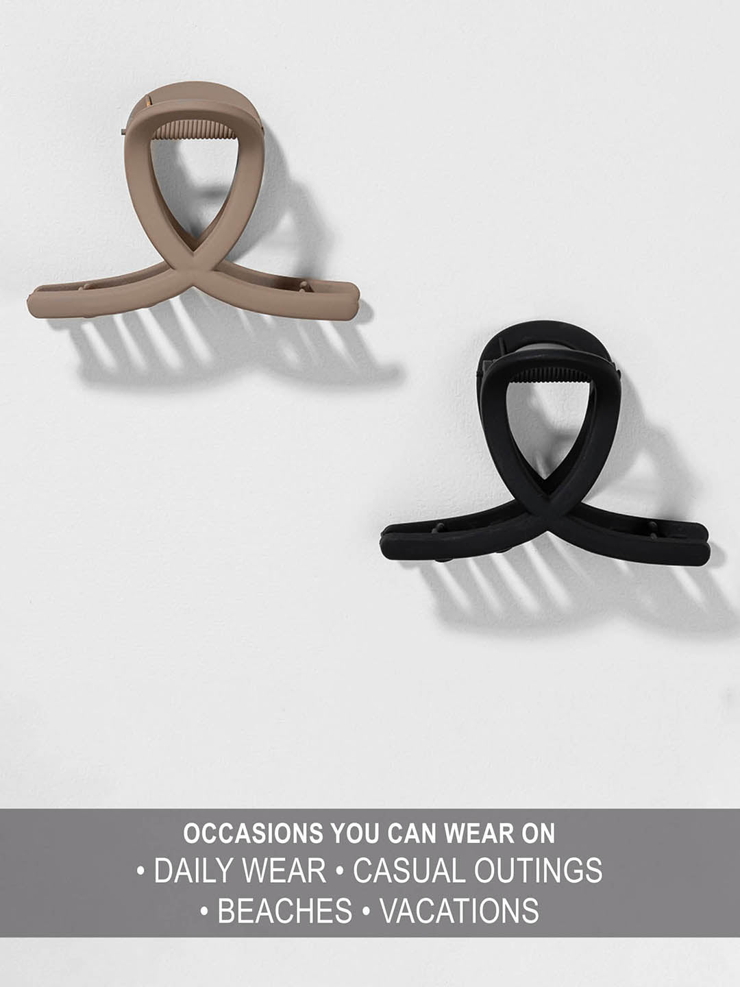 Multi Hair Claw Clips Set of 2