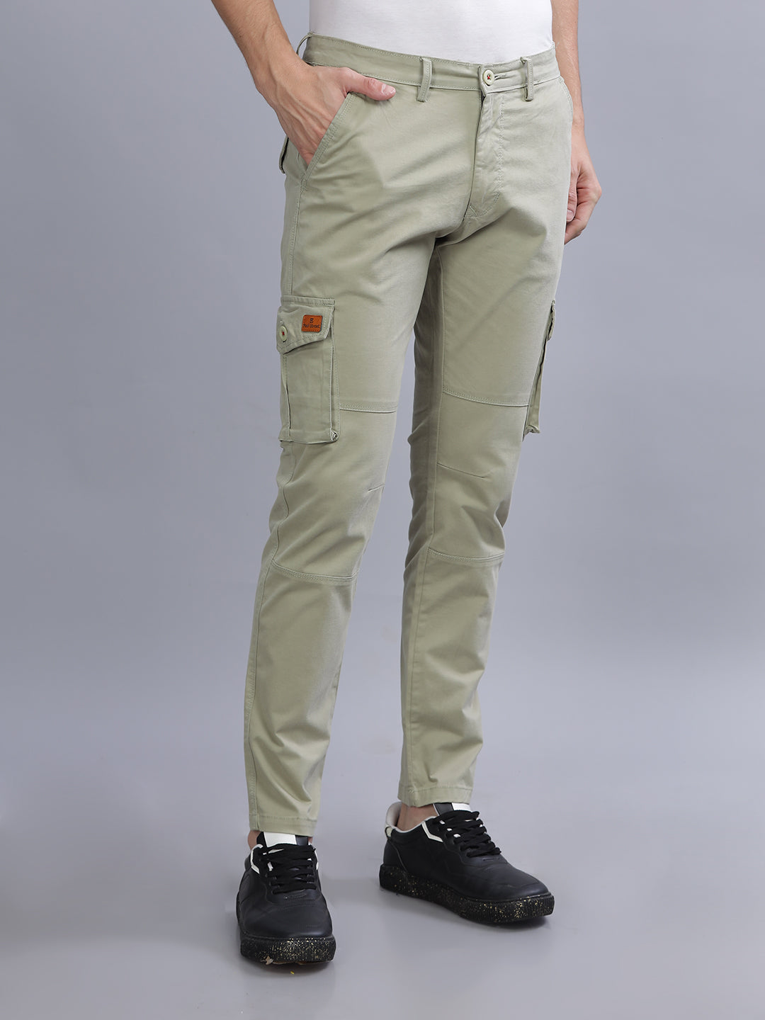 Men Staple Green Cargo Pant