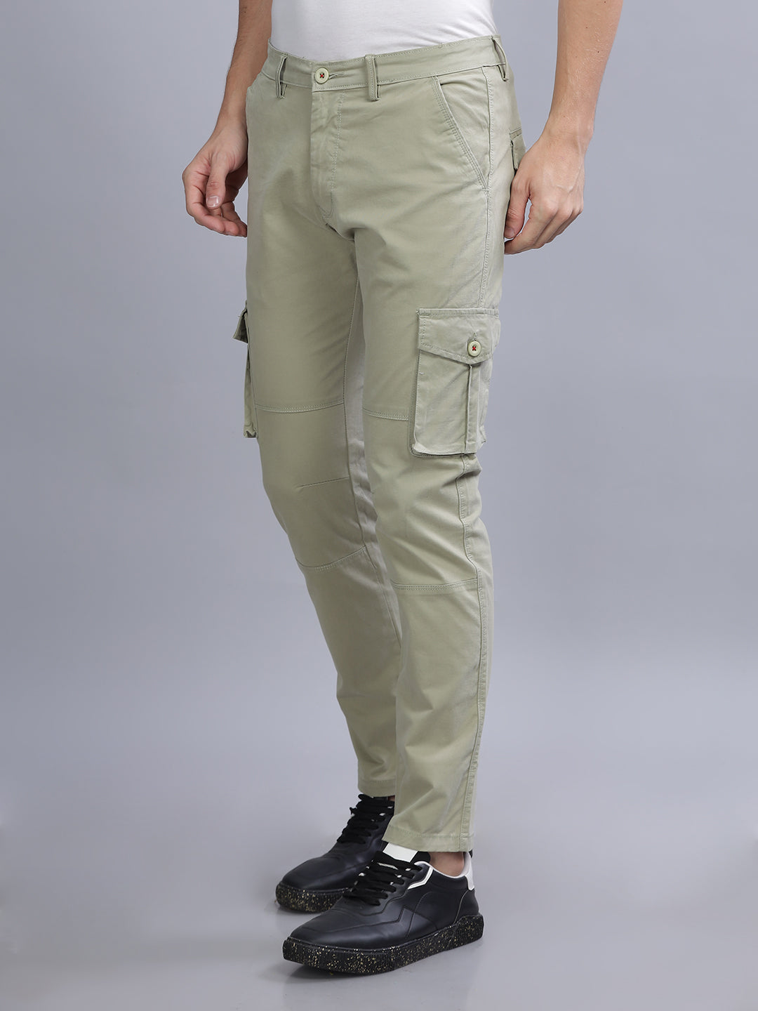 Men Staple Green Cargo Pant