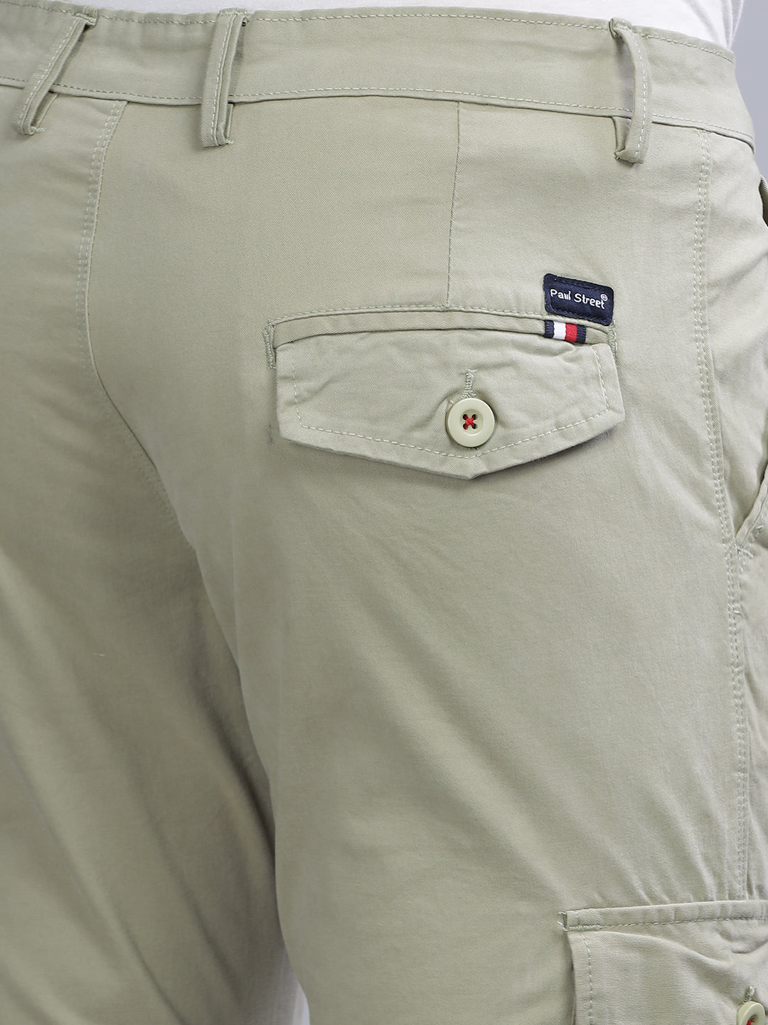 Men Staple Green Cargo Pant