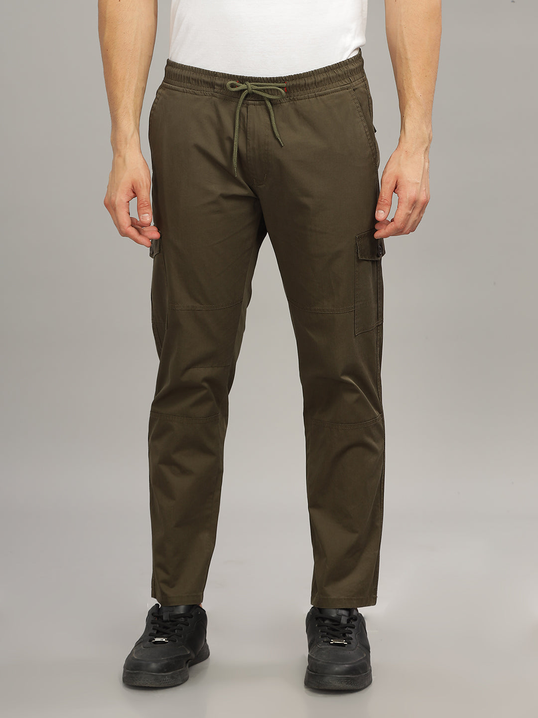 Men Suave Olive Cargo Pant