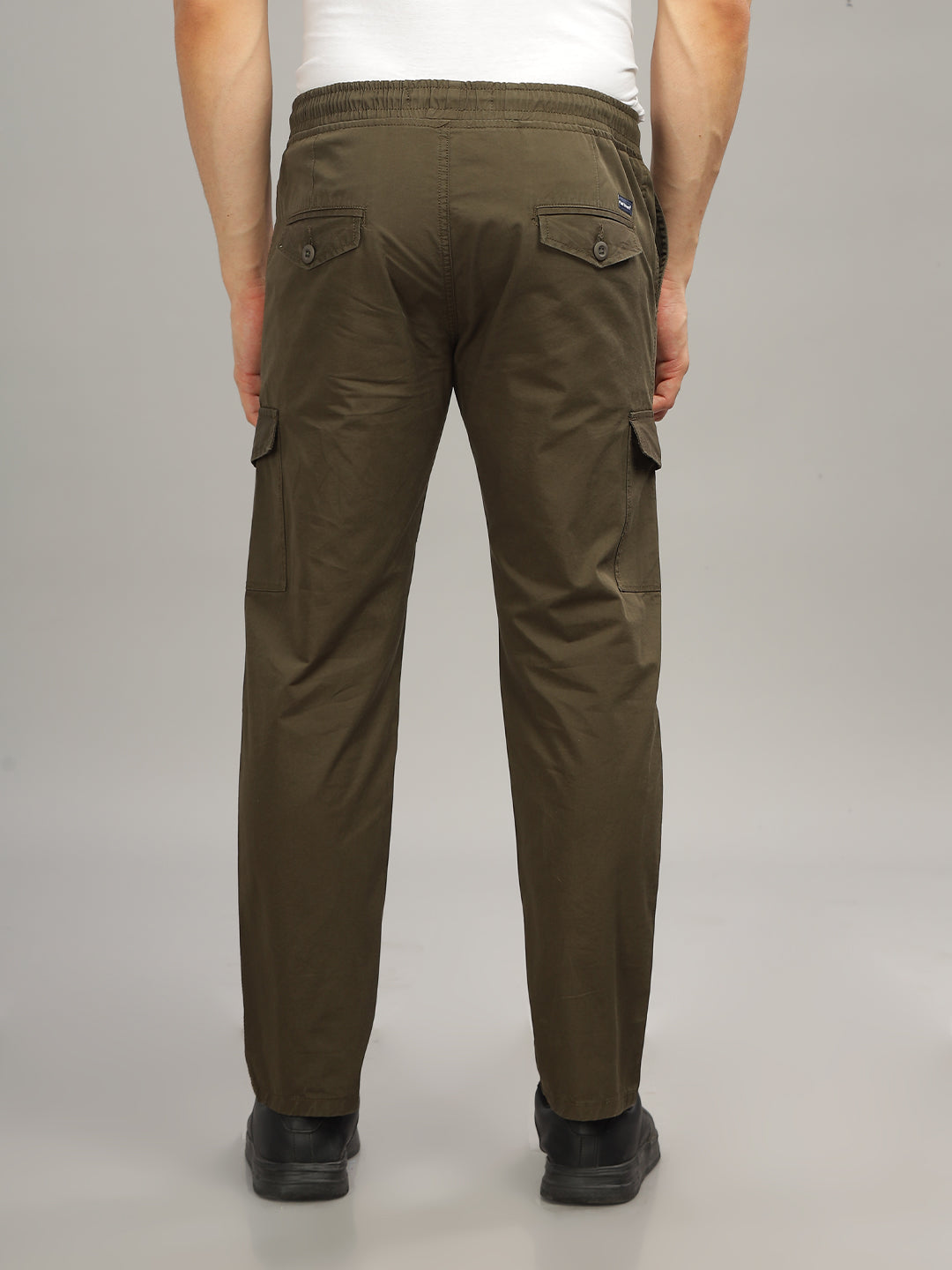 Men Suave Olive Cargo Pant