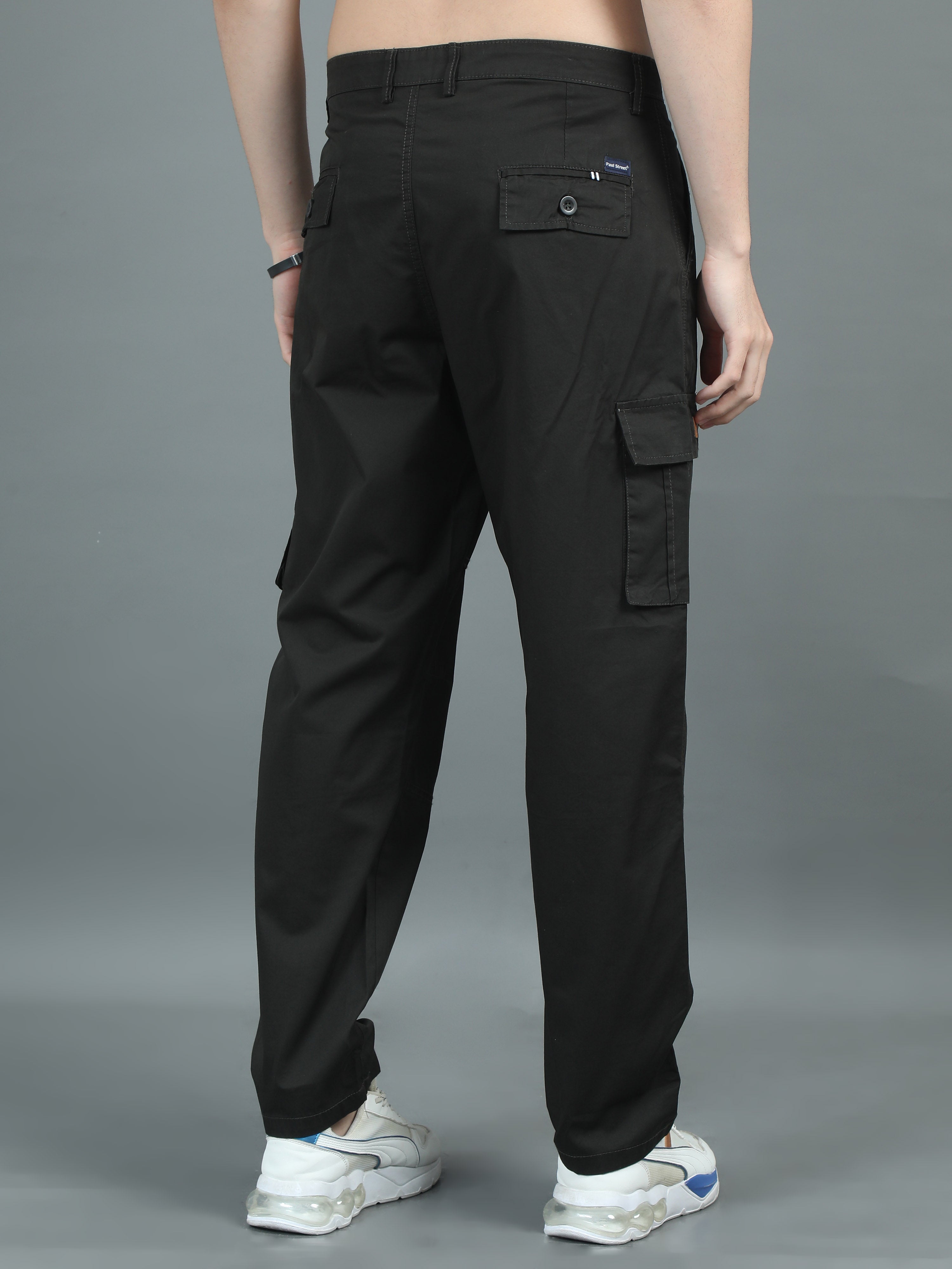 Men Drift Olive Relaxed Cargo Pant