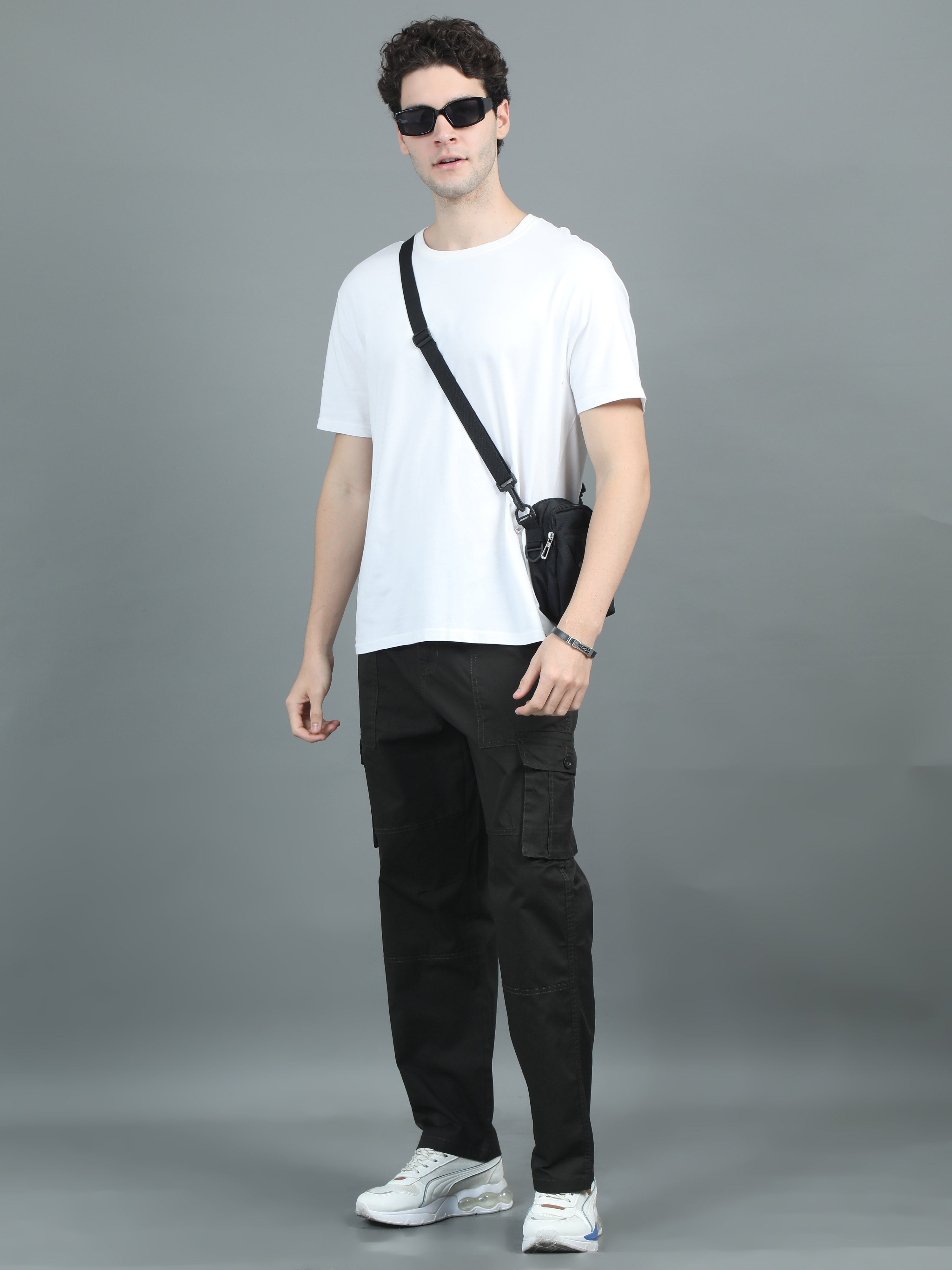 Men Drift Olive Relaxed Cargo Pant