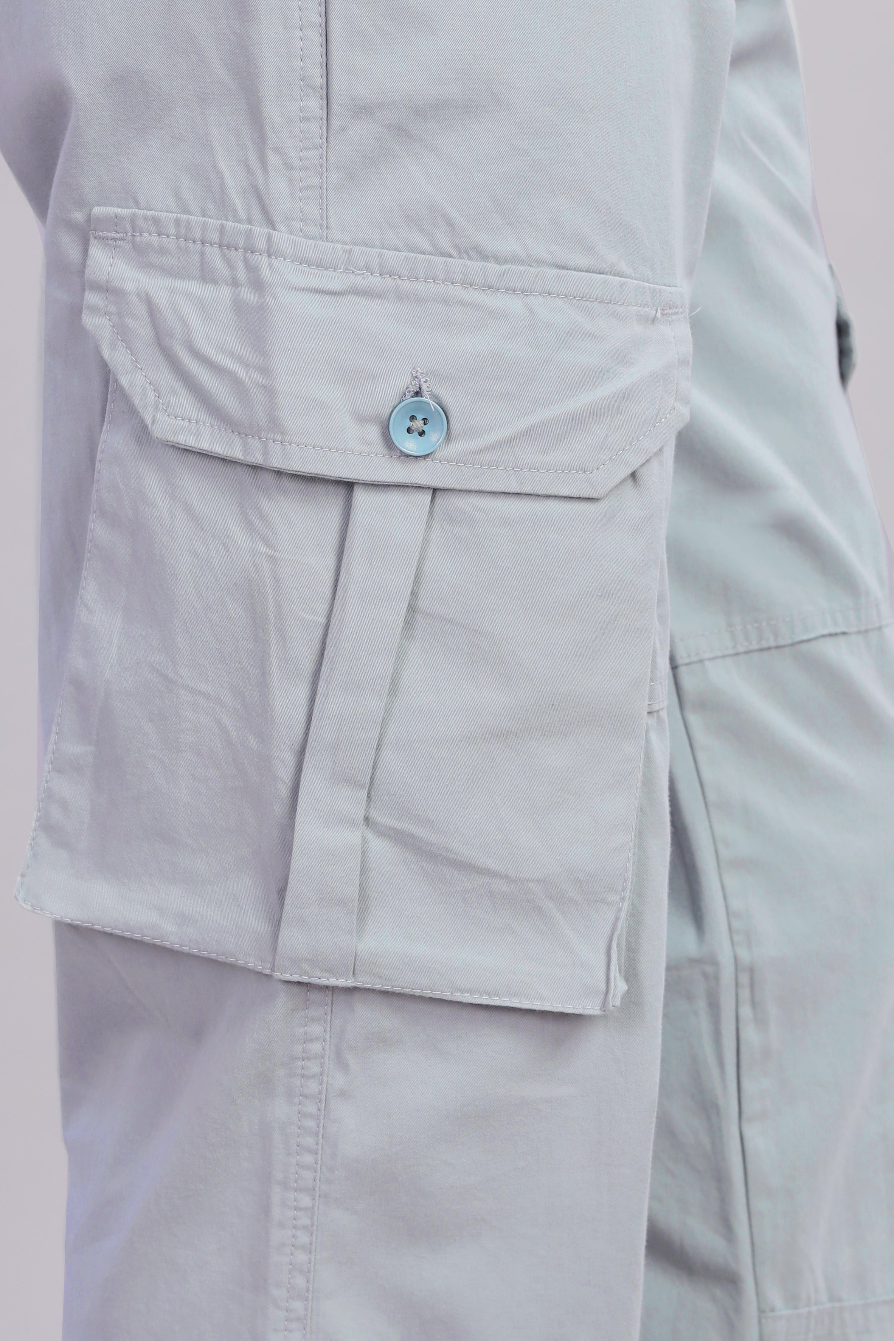 Men Sway Blue Parachute Cargo Pant