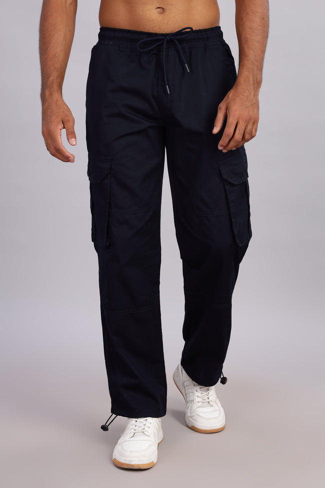Men Sway Navy Parachute Cargo Pant