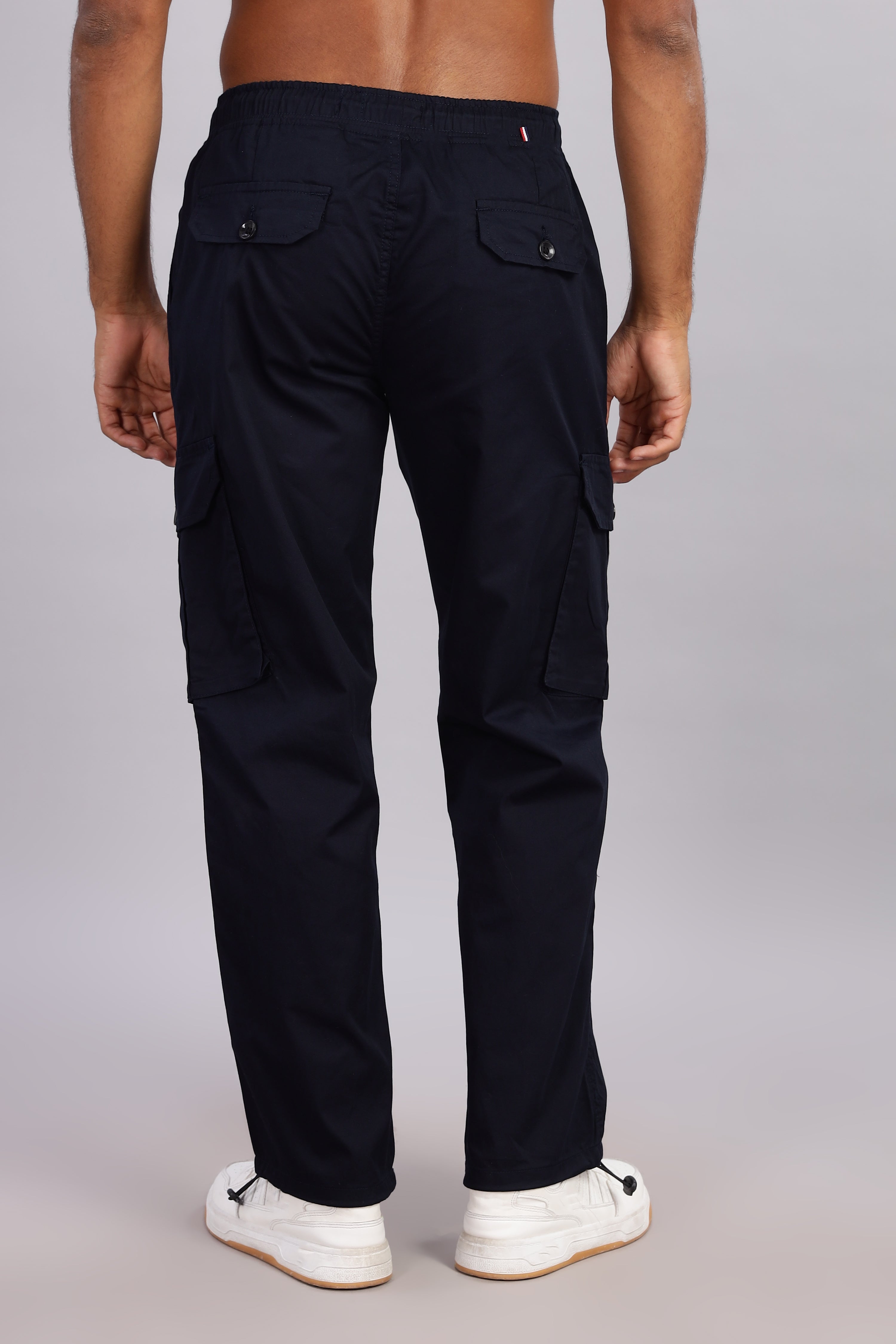 Men Sway Navy Parachute Cargo Pant