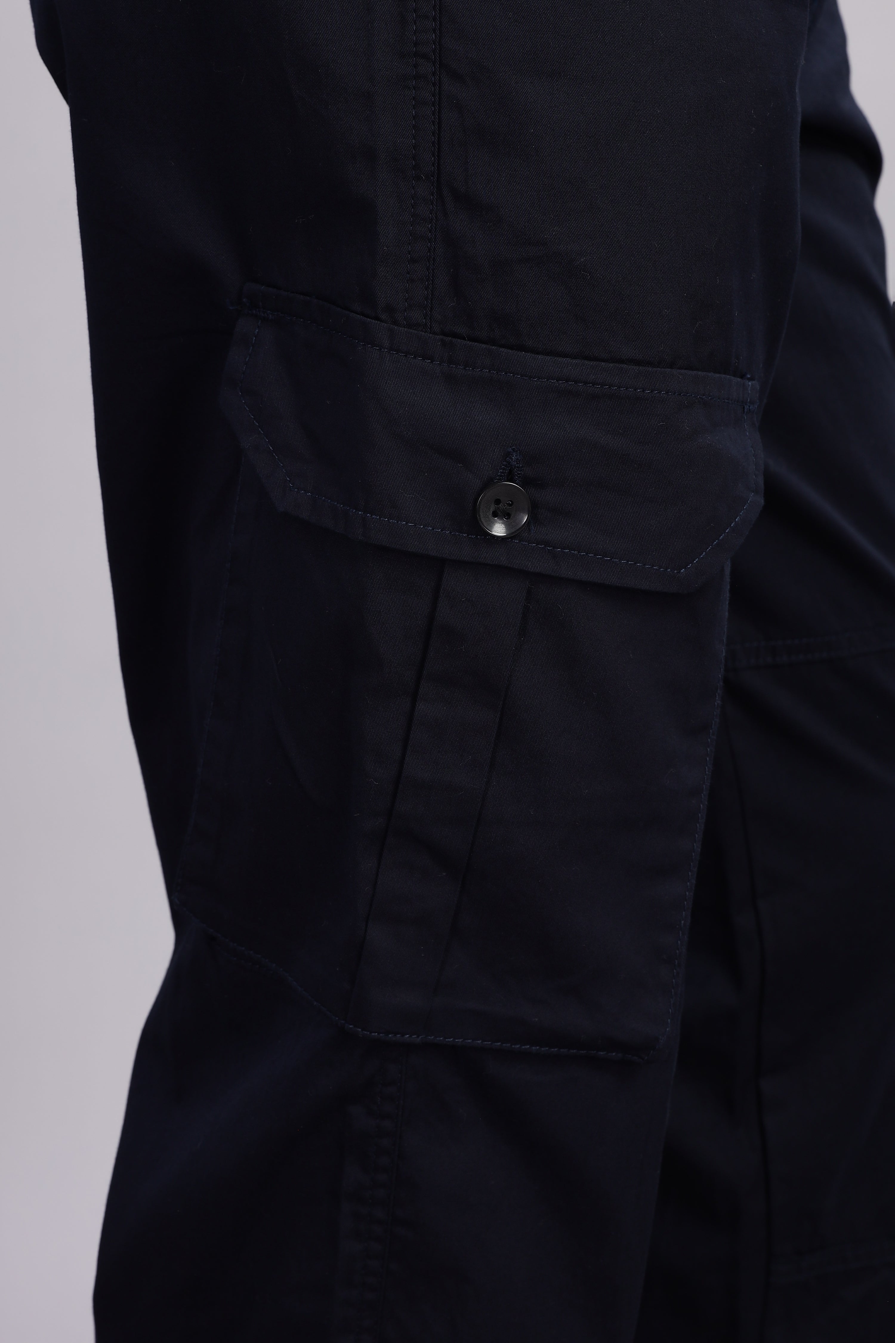 Men Sway Navy Parachute Cargo Pant