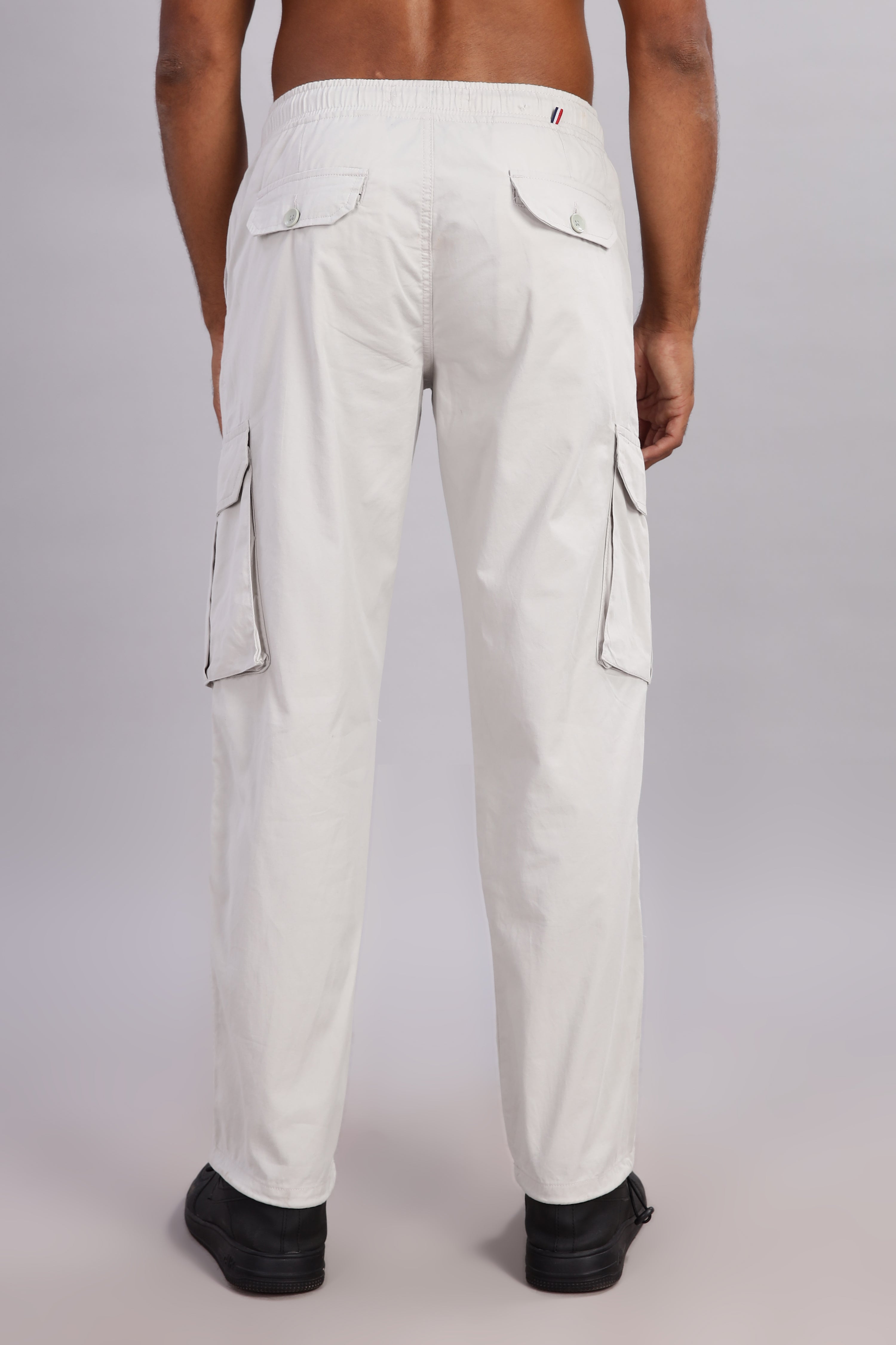 Men Sway Grey Parachute Cargo Pant
