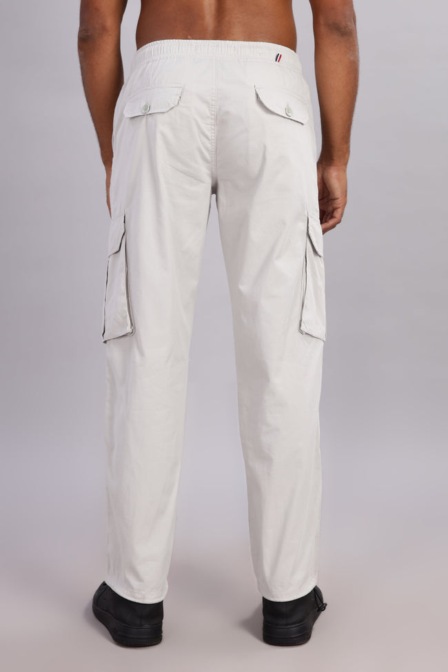 Men Sway Grey Parachute Cargo Pant