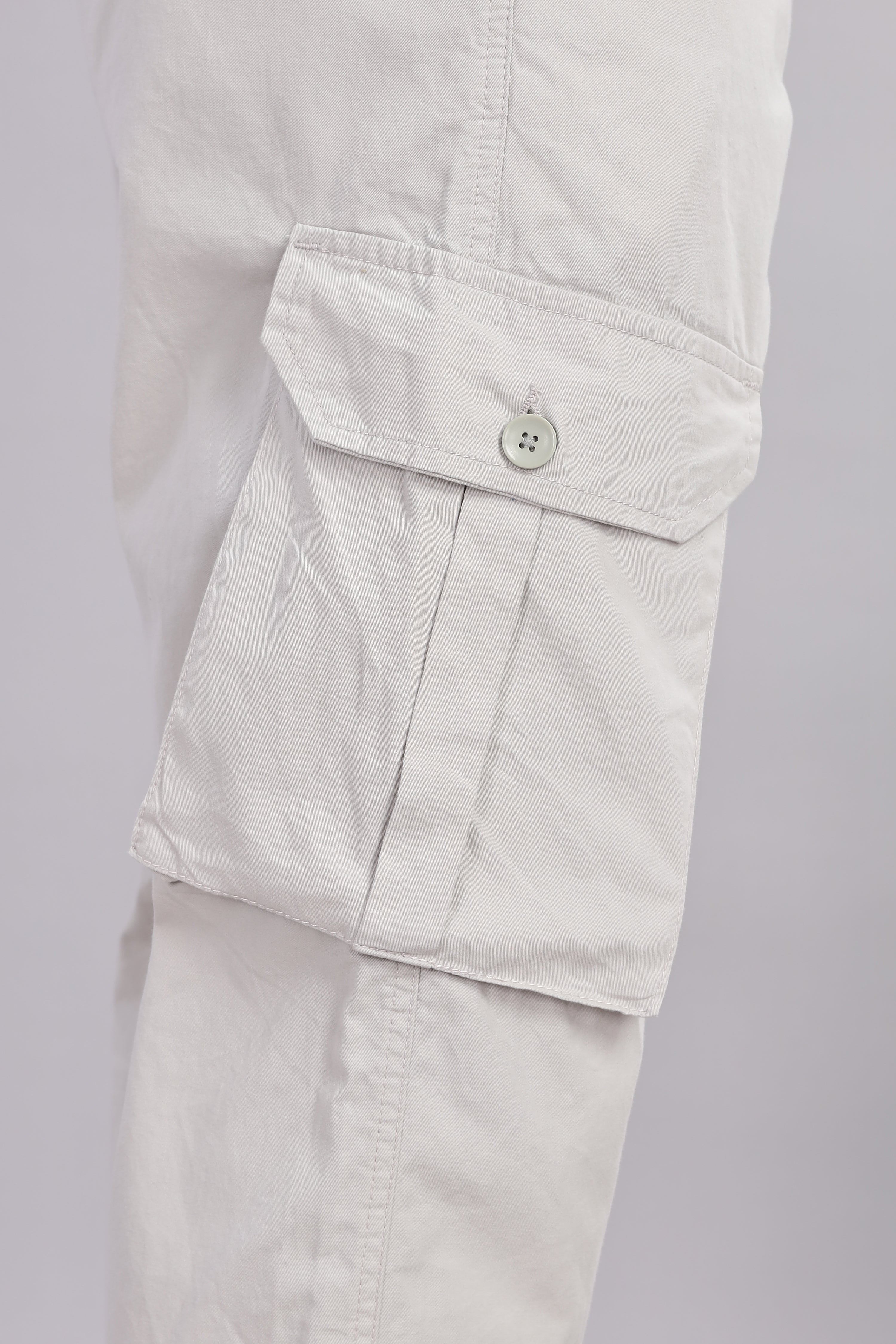 Men Sway Grey Parachute Cargo Pant