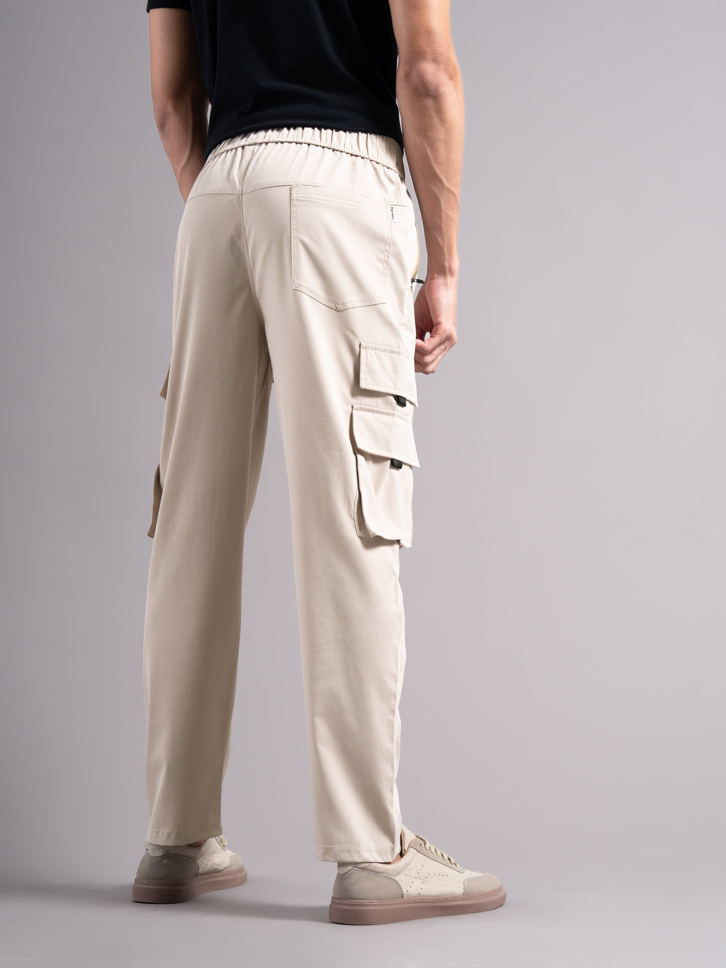 Men Tairo Biege Cargo Pant