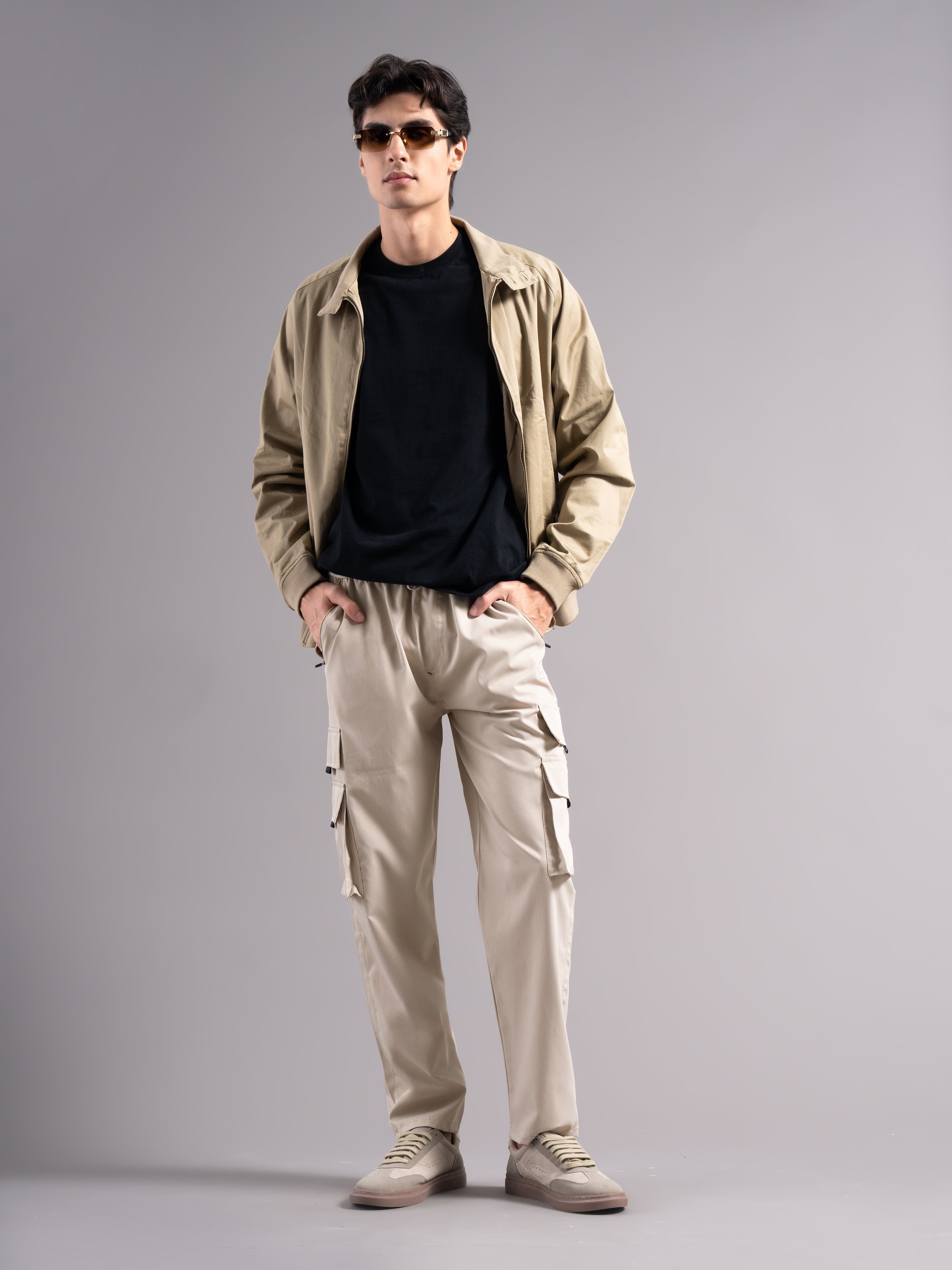 Men Tairo Biege Cargo Pant