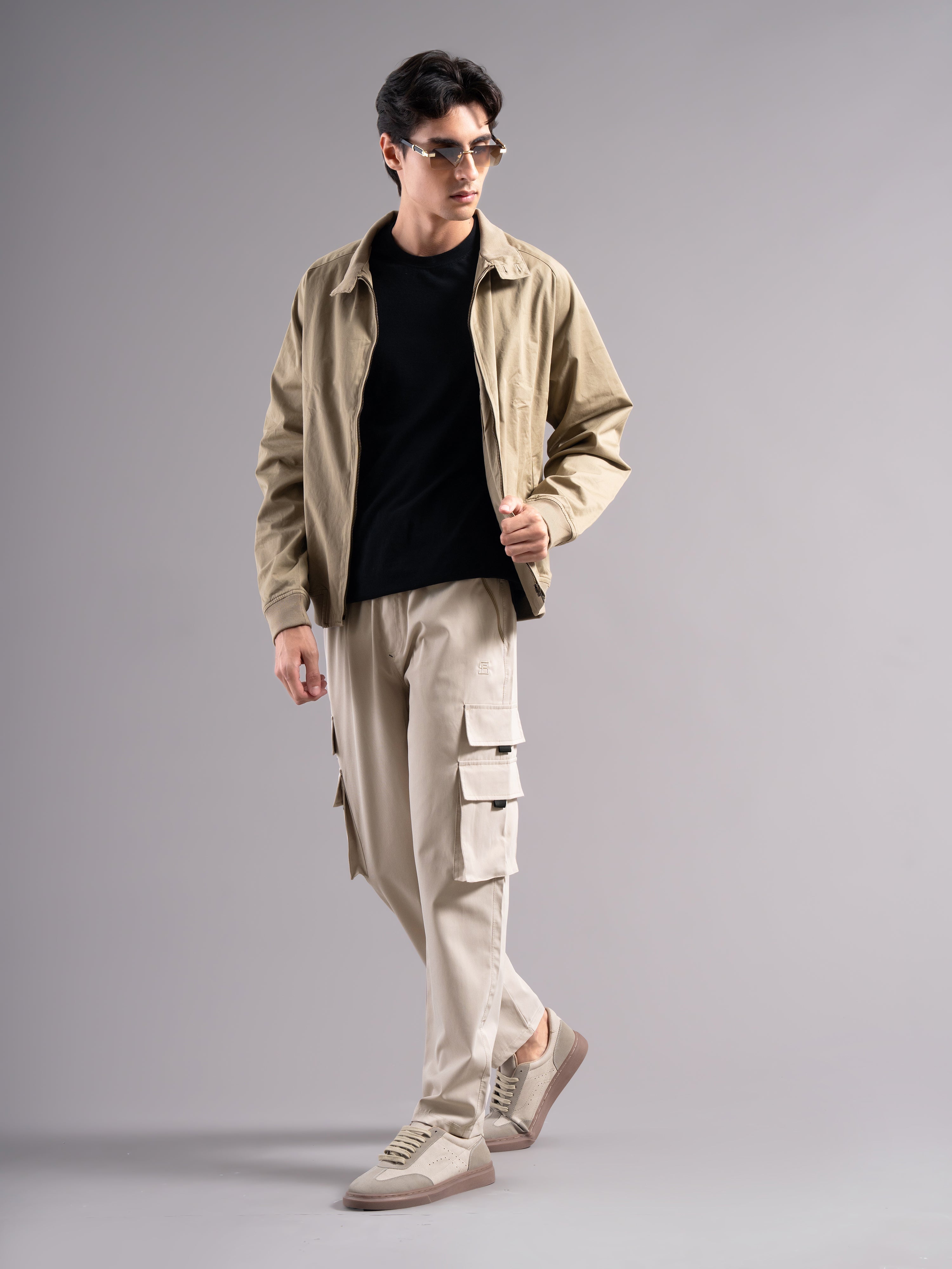 Men Tairo Biege Cargo Pant
