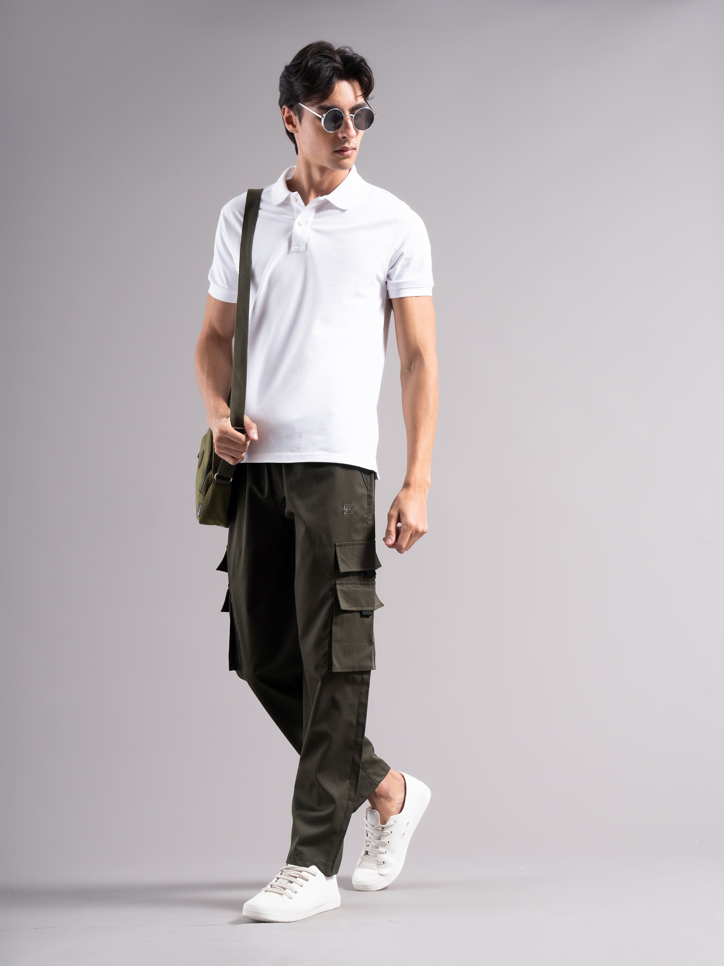 Men Tairo Olive Cargo Pant