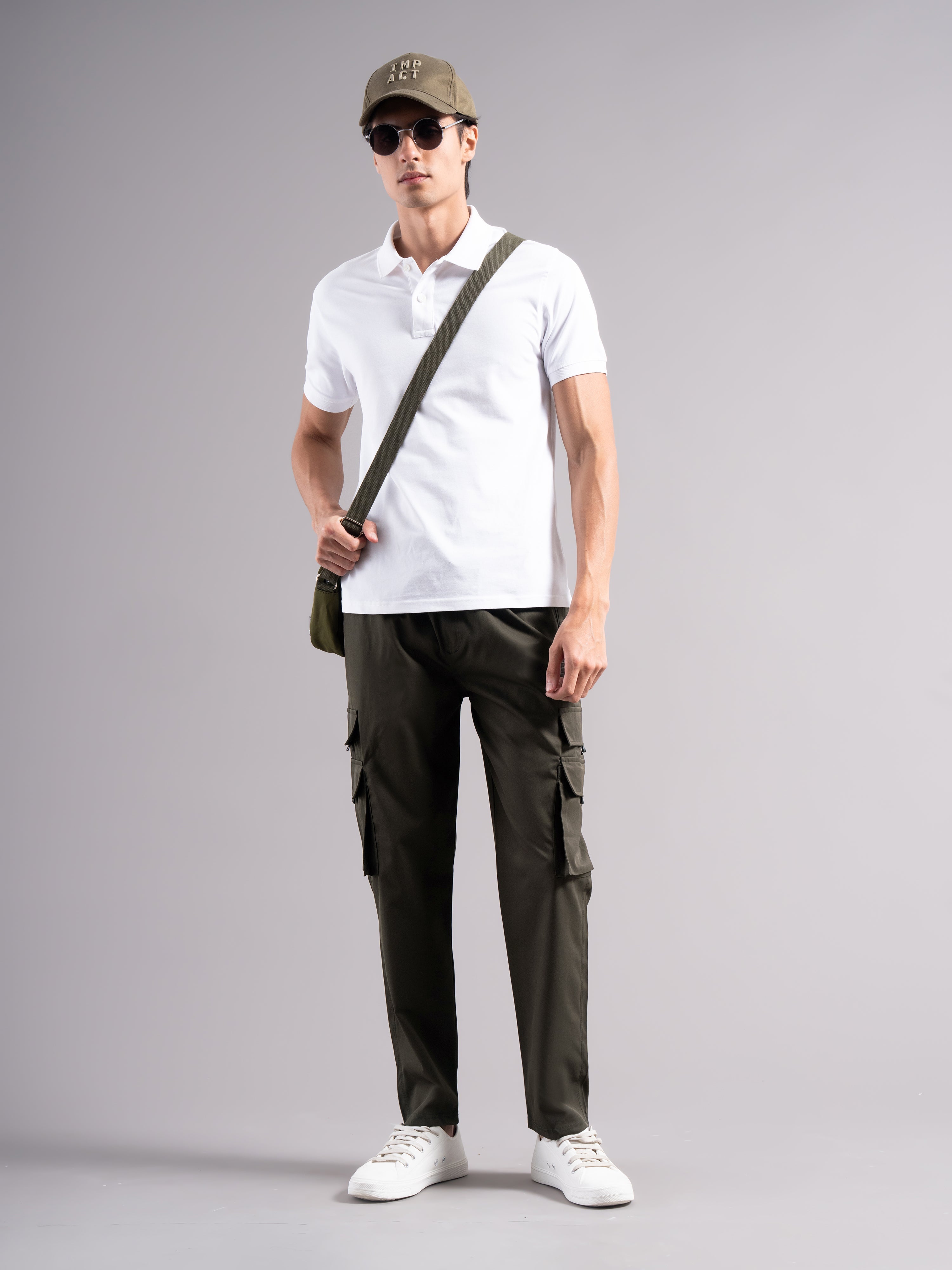 Men Tairo Olive Cargo Pant
