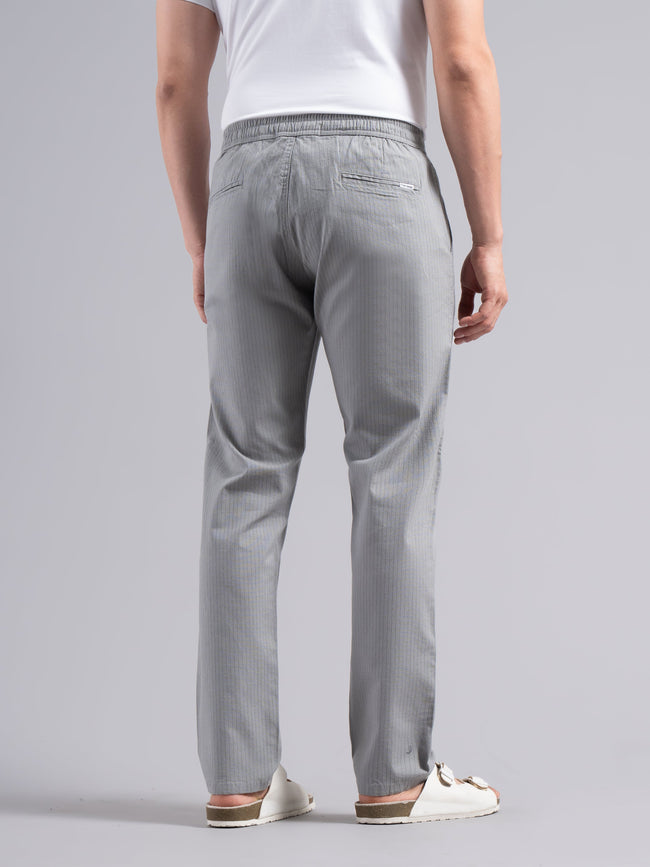 Men Linea Striped Linen Pant