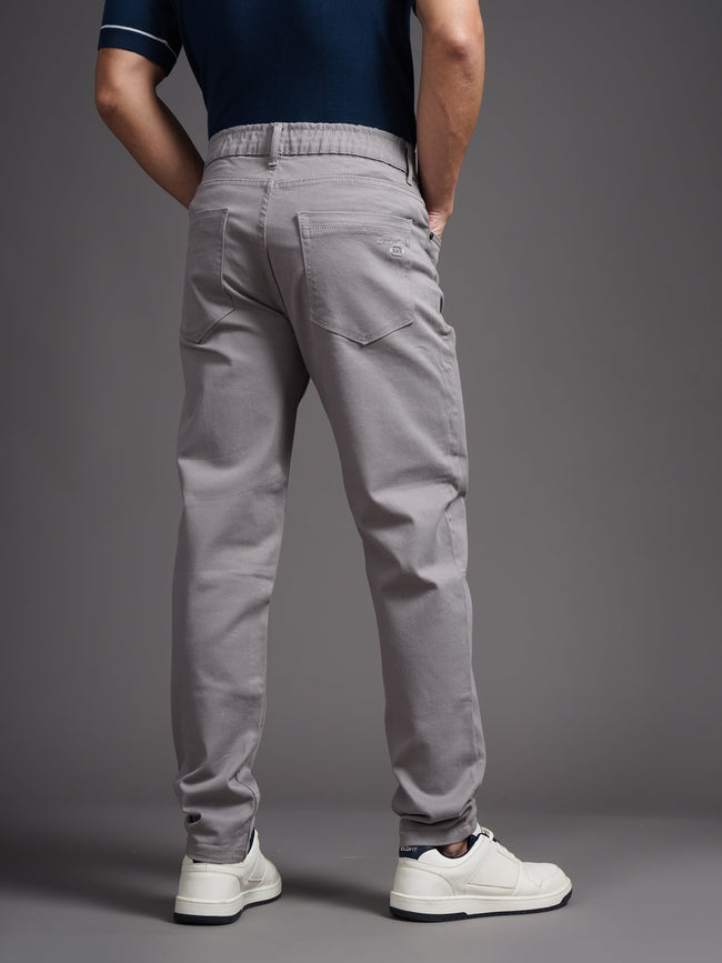 Men Mavik Grey Drill Pant