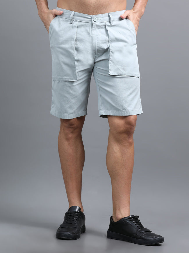 Men Pockit Blue Shorts