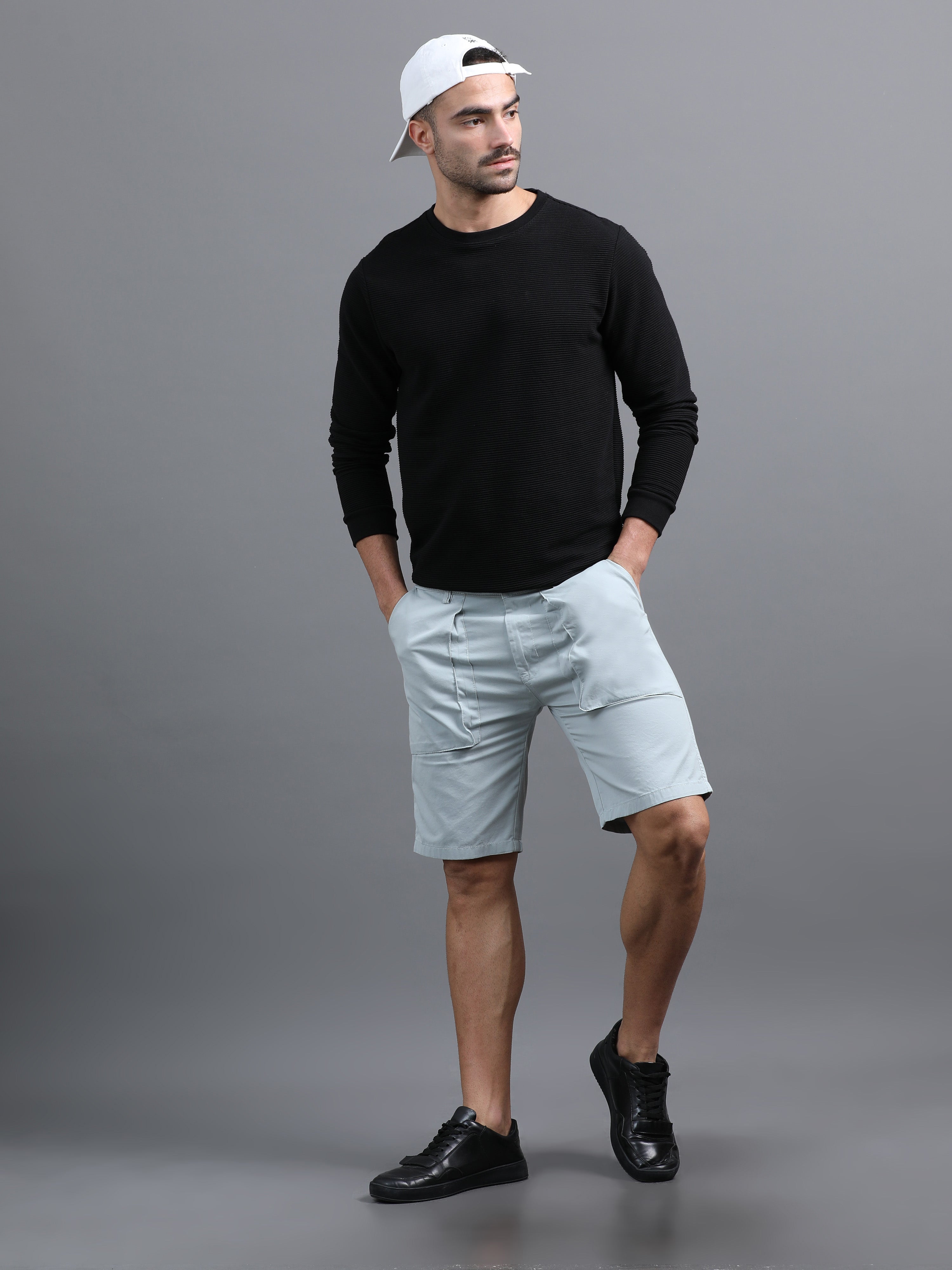 Men Pockit Blue Shorts
