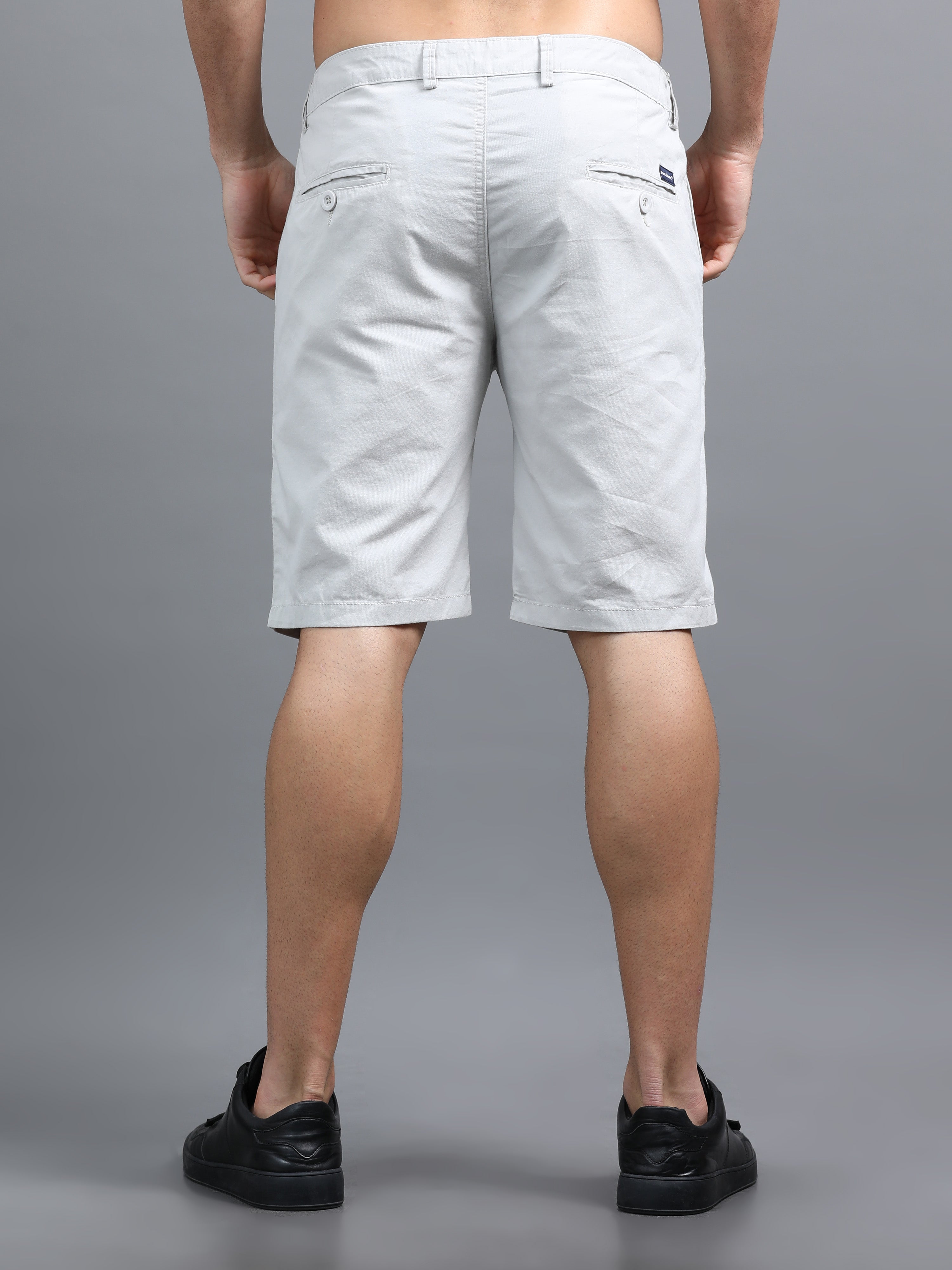 Men Pockit Grey Shorts