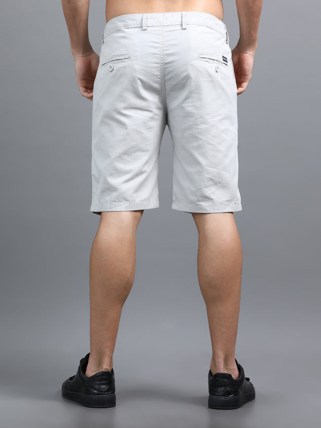 Men Pockit Grey Shorts