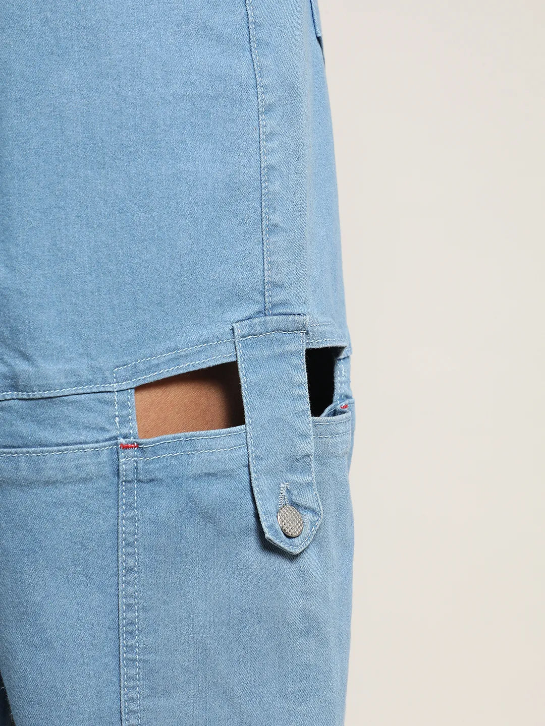 Women Blue Mid-Rise Cutout Denim Jeans