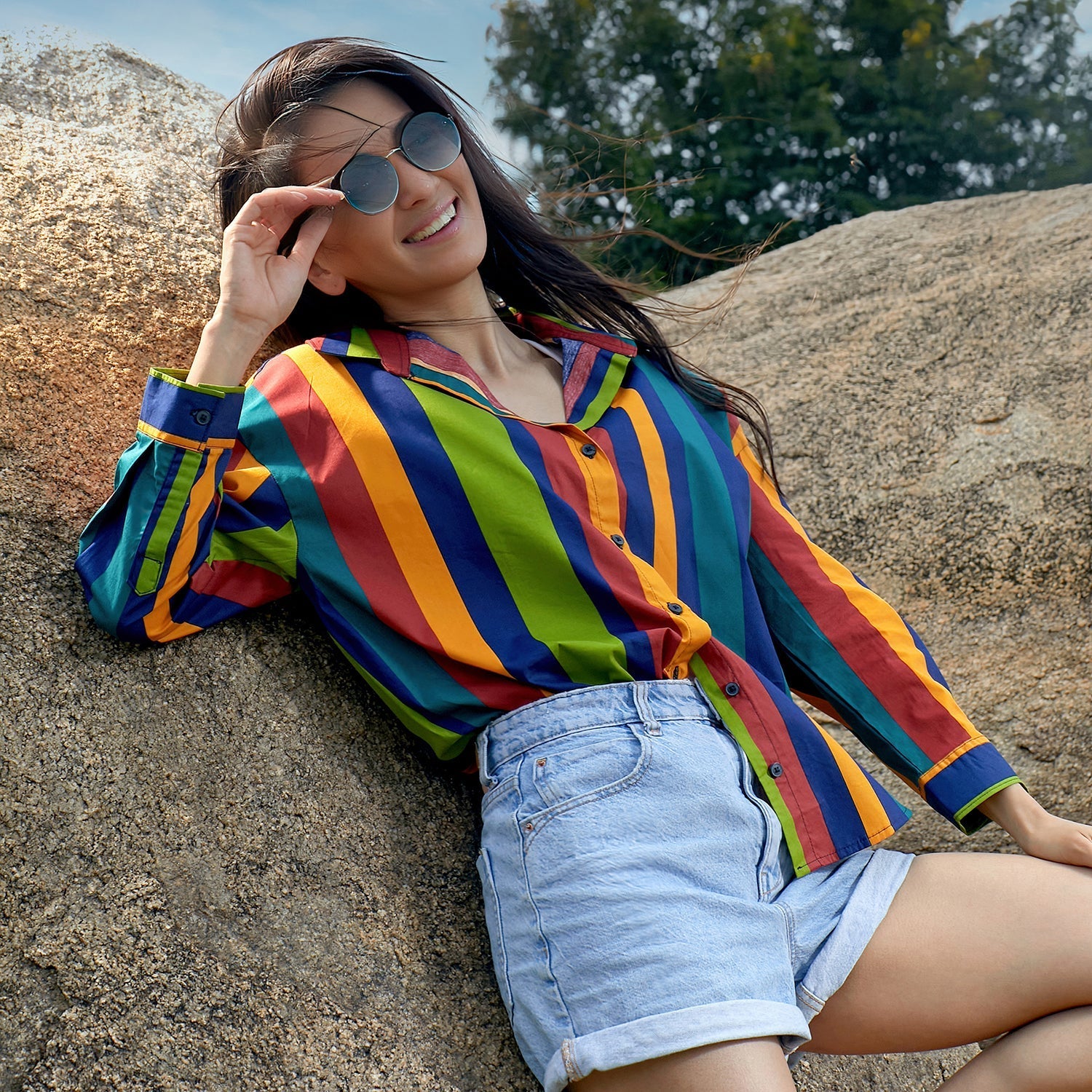 Women Multi Striped Shirt
