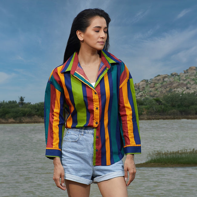 Women Multi Striped Shirt