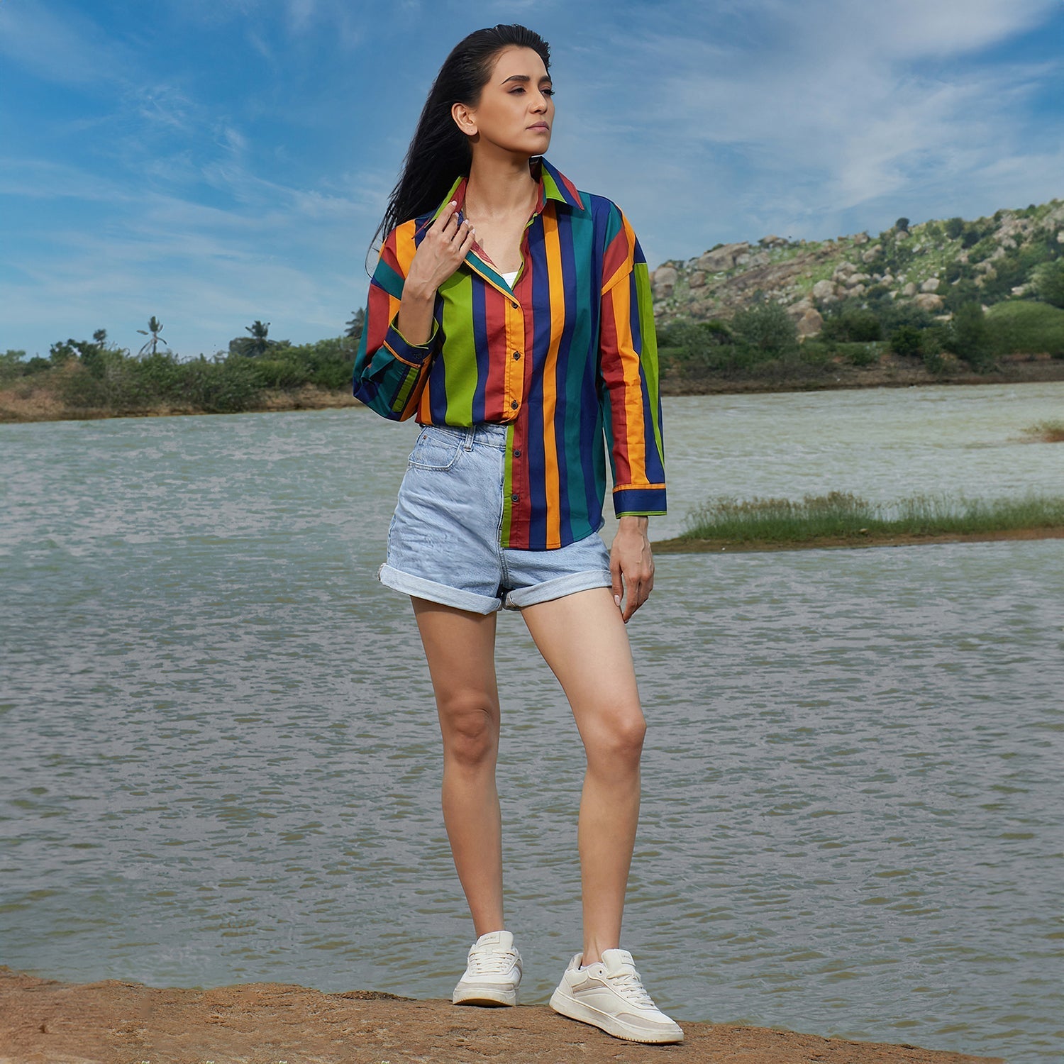 Women Multi Striped Shirt