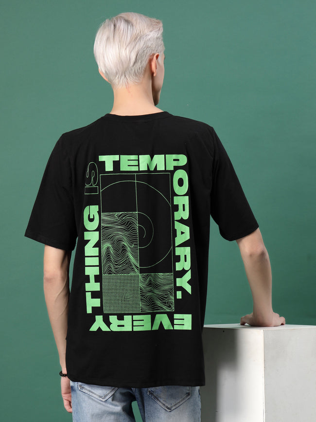 Men Casual Comfort Oversized Cotton Fabric Tshirt