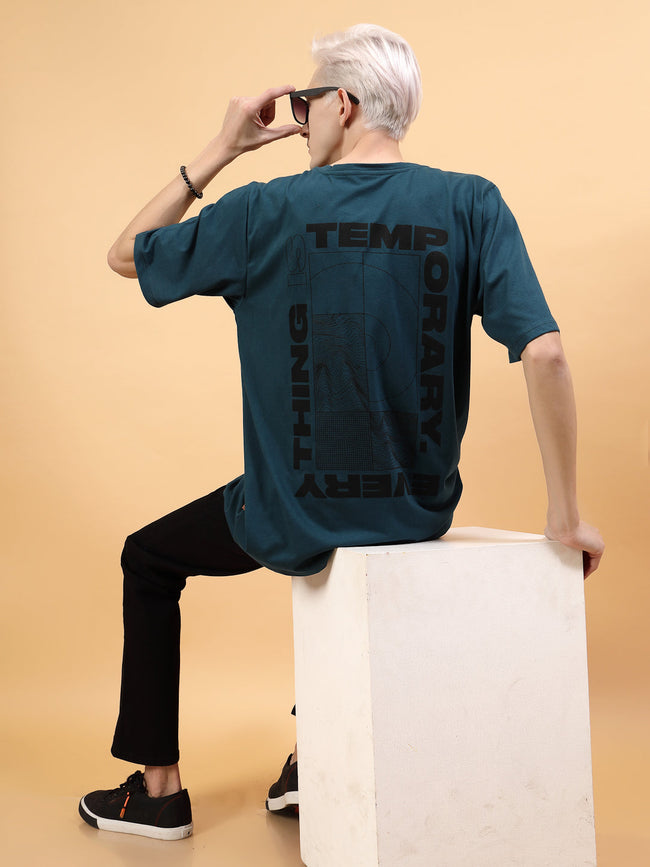 Men Casual Comfort Oversized Cotton Fabric Tshirt
