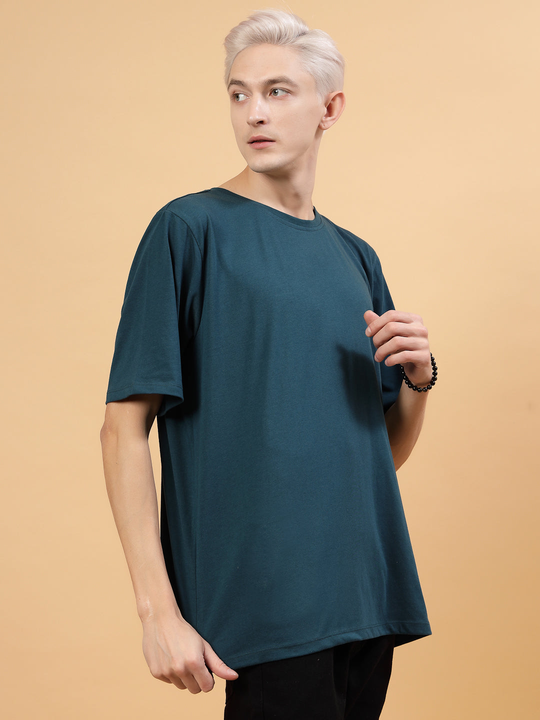 Men Casual Comfort Oversized Cotton Fabric Tshirt