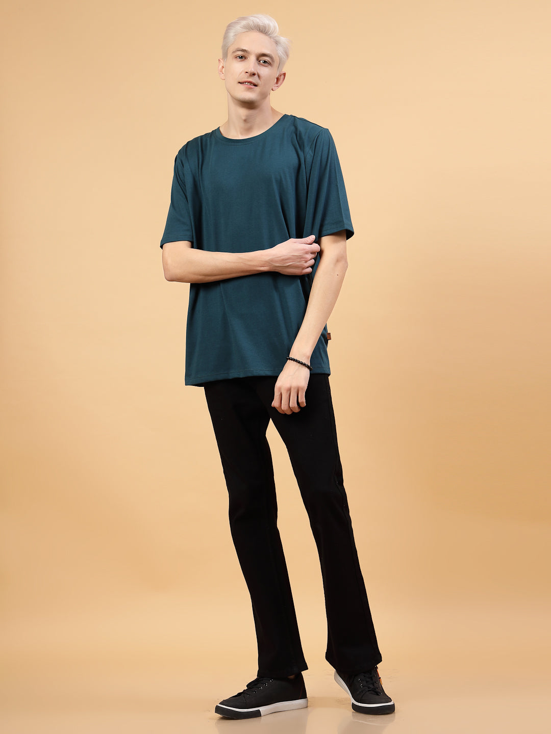 Men Casual Comfort Oversized Cotton Fabric Tshirt