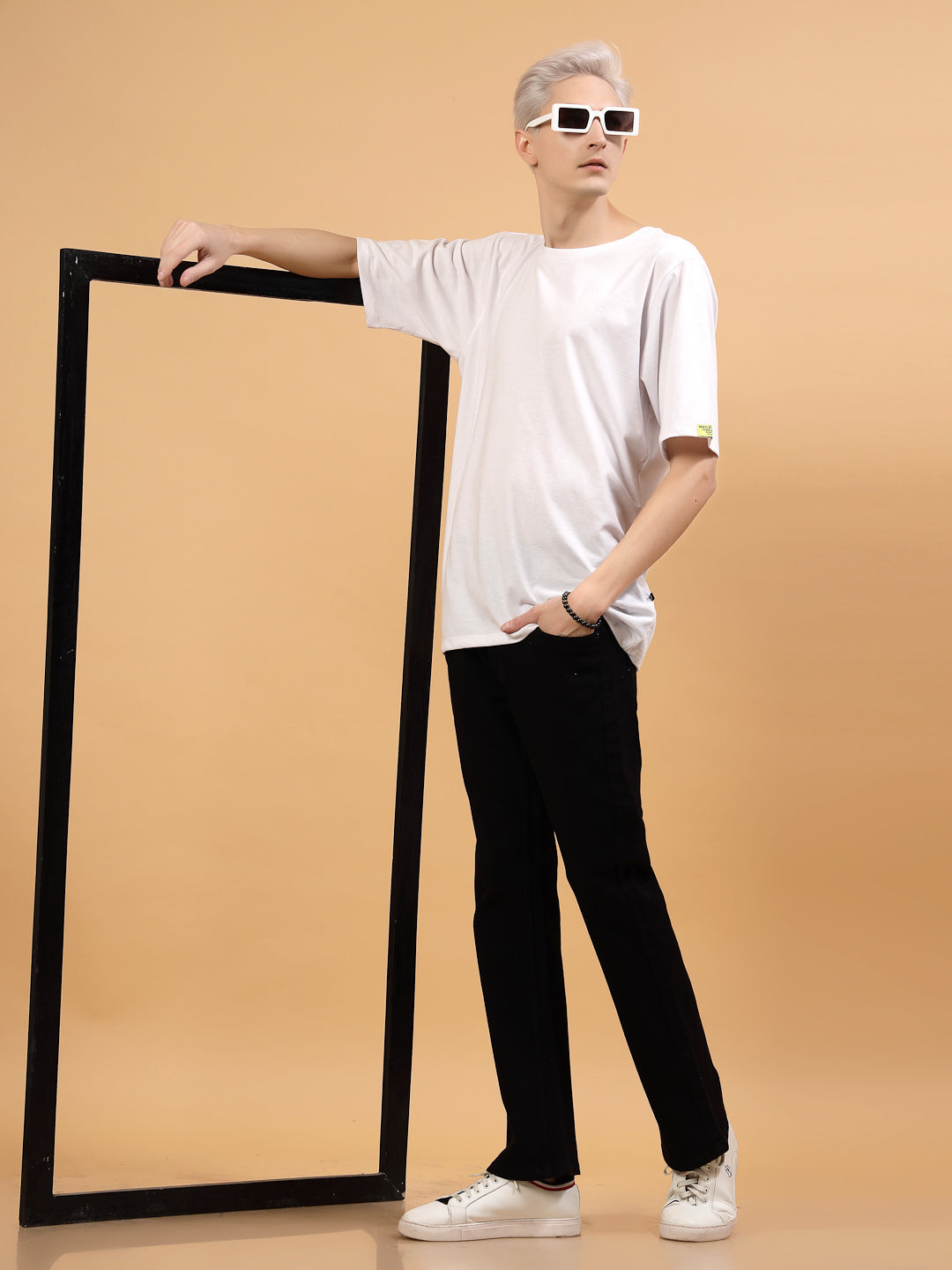 Men Effortless Cool  Oversized Cotton Tshirt