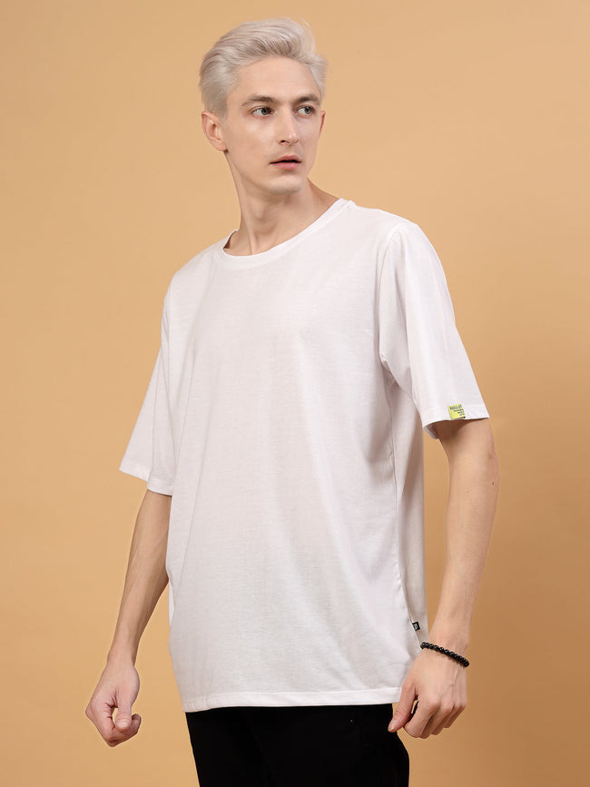 Men Effortless Cool  Oversized Cotton Tshirt