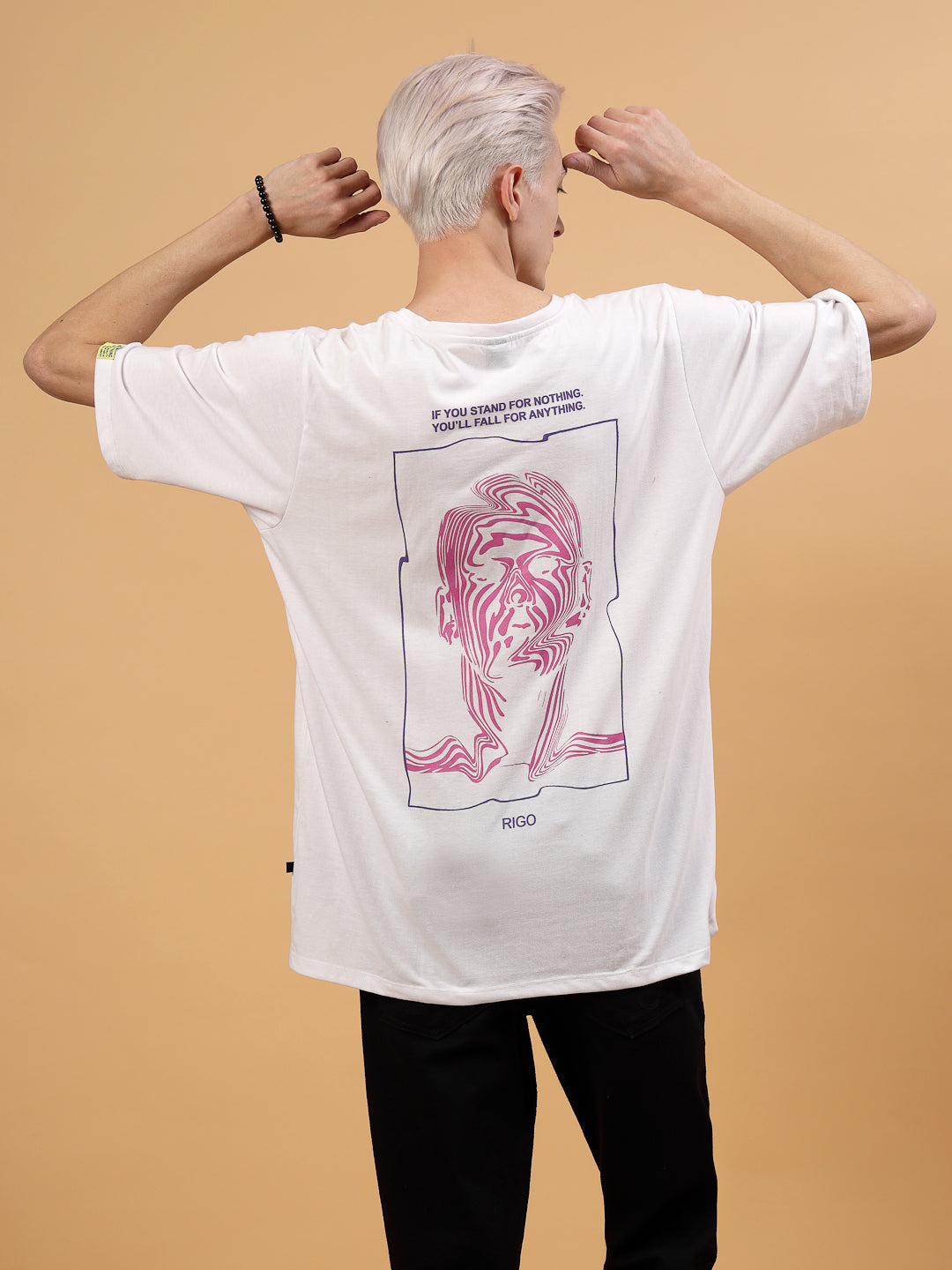 Men Effortless Cool  Oversized Cotton Tshirt