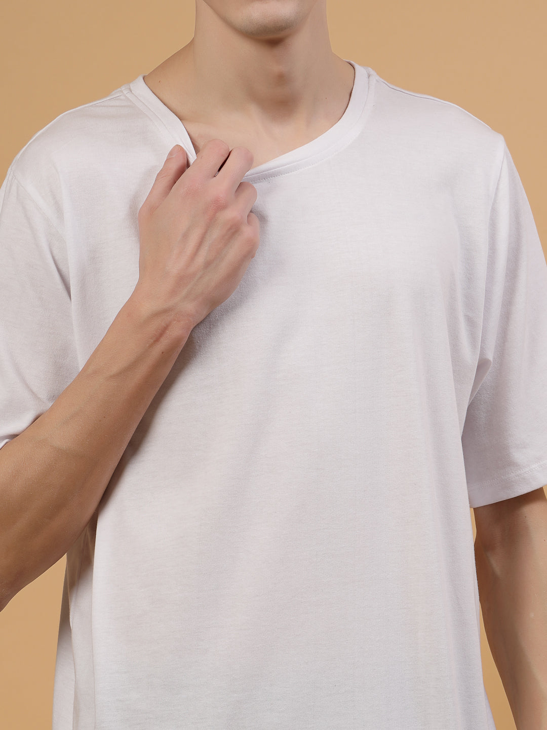 Men Effortless Cool  Oversized Cotton Tshirt