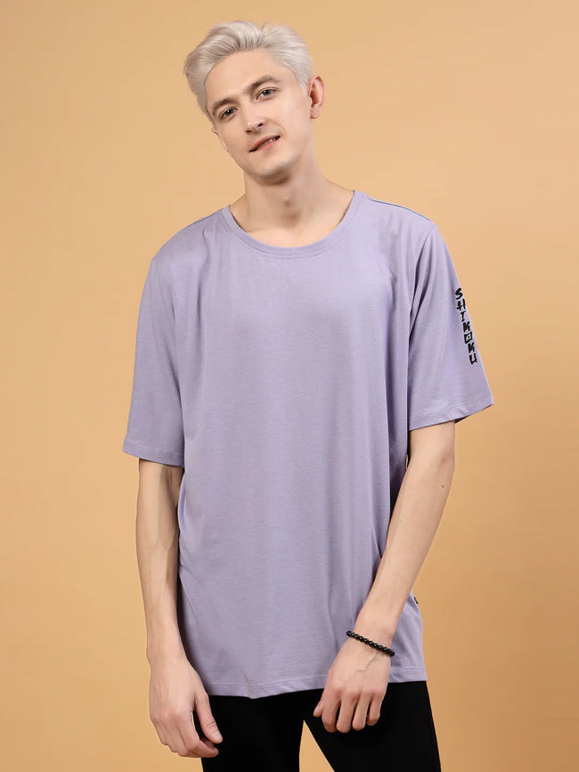 Men Easy Style  Oversized Cotton Tee
