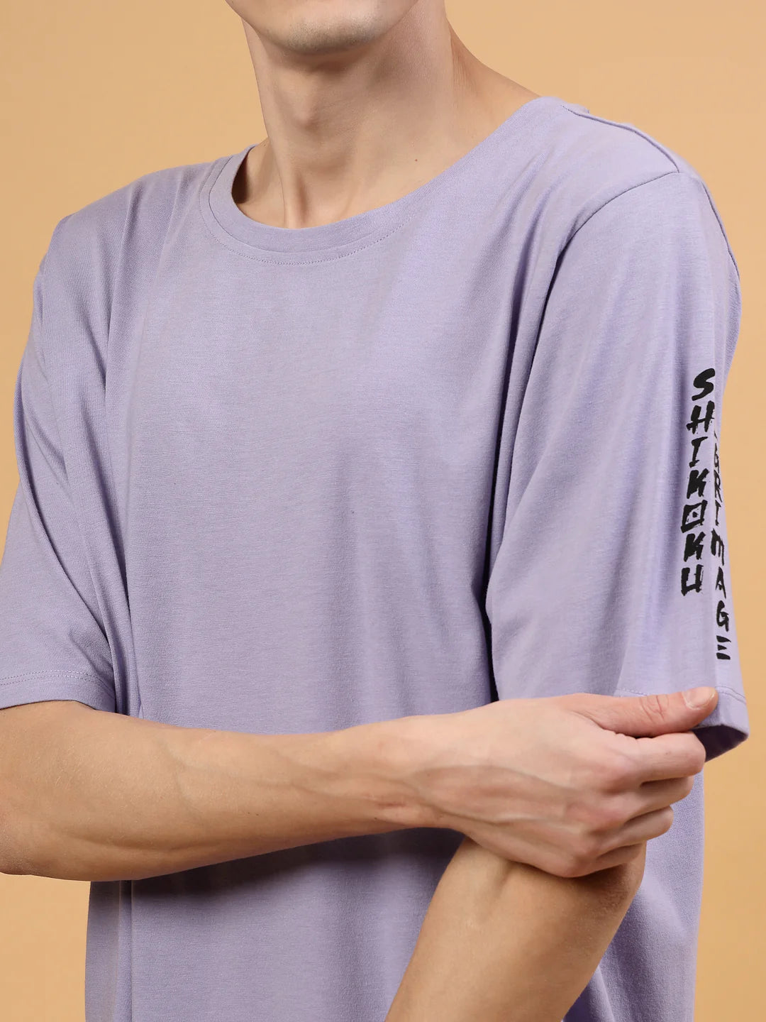 Men Easy Style  Oversized Cotton Tee