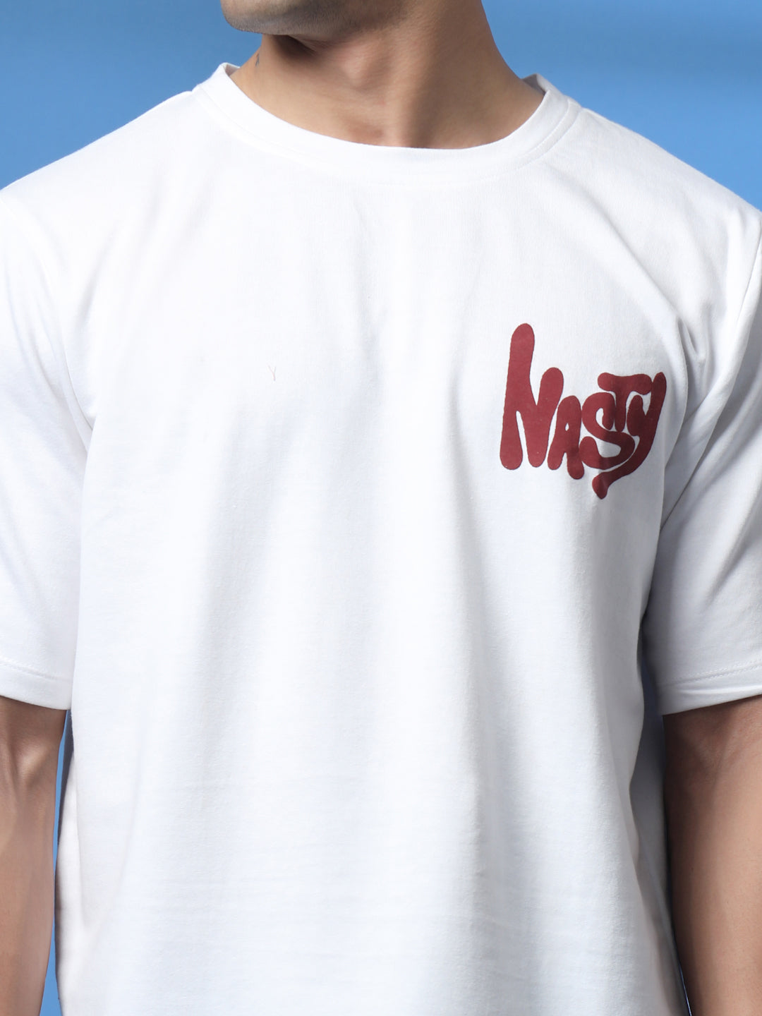Men Jade Terry Oversized Printed Tshirt
