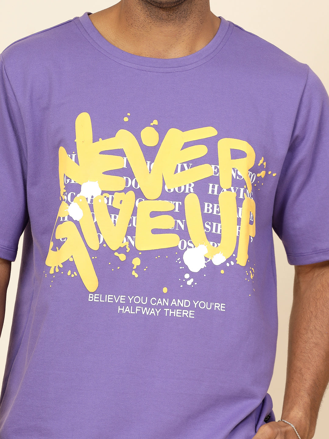 Men Printed Oversized T-Shirt