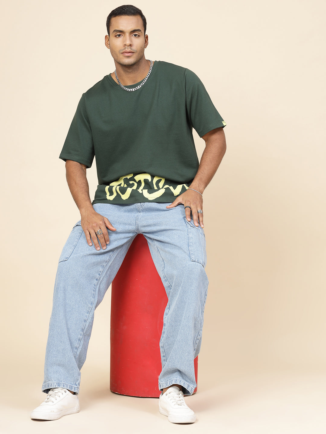 Men Anime Enchantment Oversized Tee