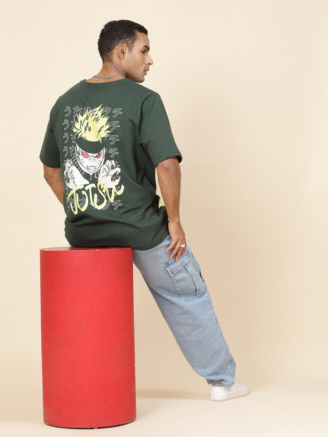 Men Anime Enchantment Oversized Tee