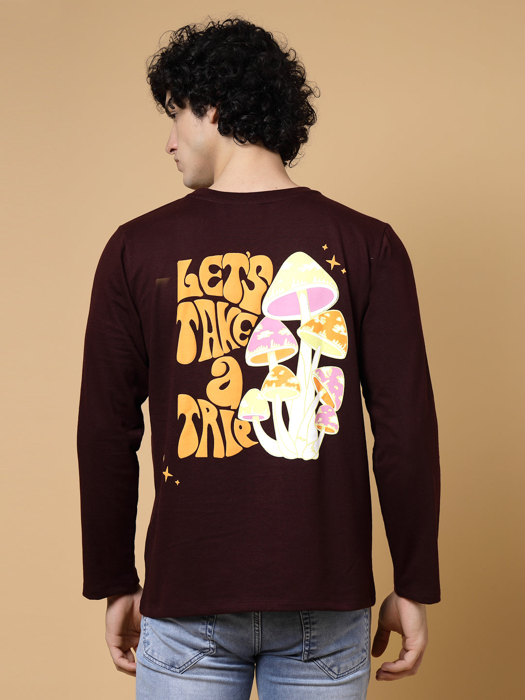 Men Magic Mushroom Oversized Tee